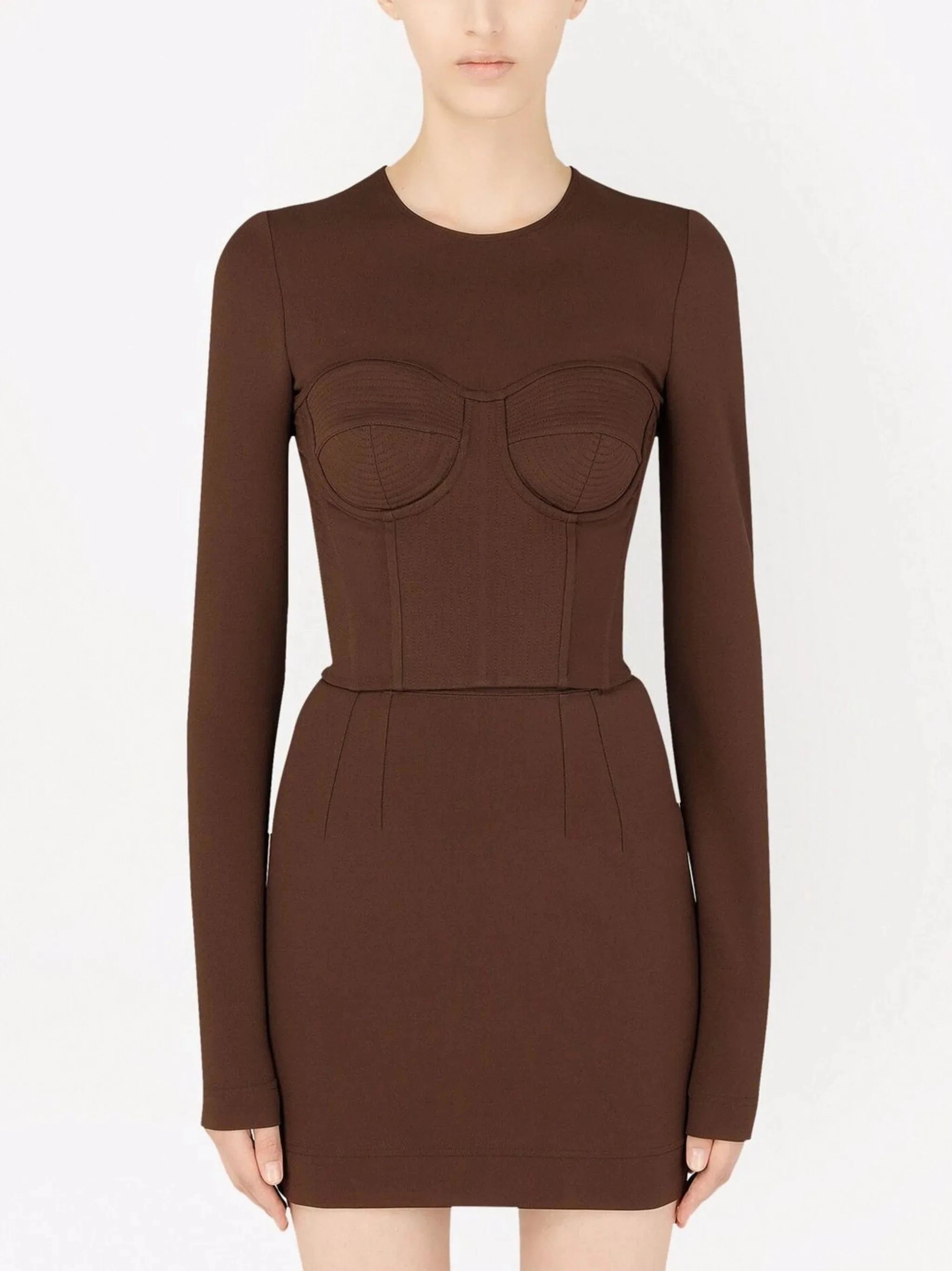 Dolce & Gabbana Jersey Corset-Cut Top