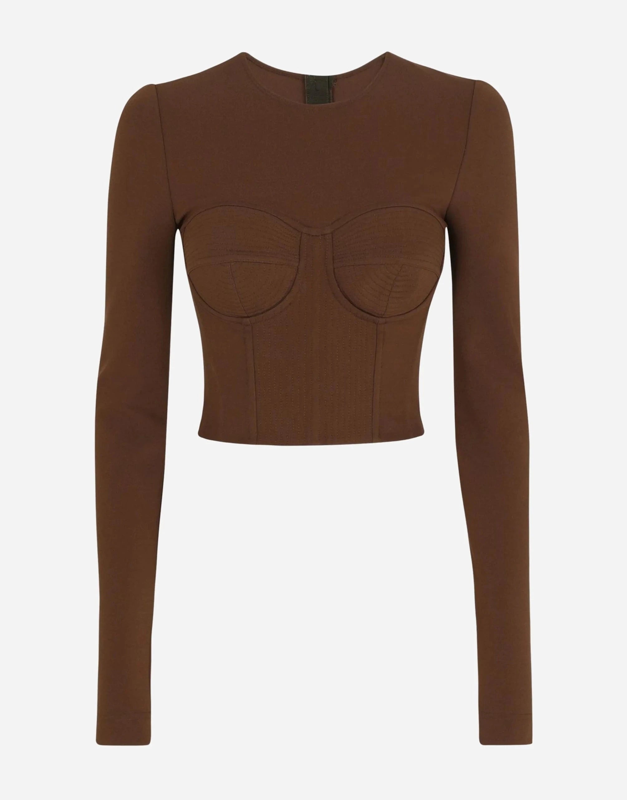 Dolce & Gabbana Jersey Corset-Cut Top