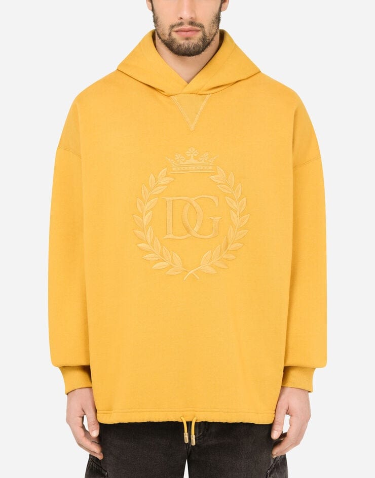 Dolce & Gabbana Jersey Sweatshirt With DG Embroidery