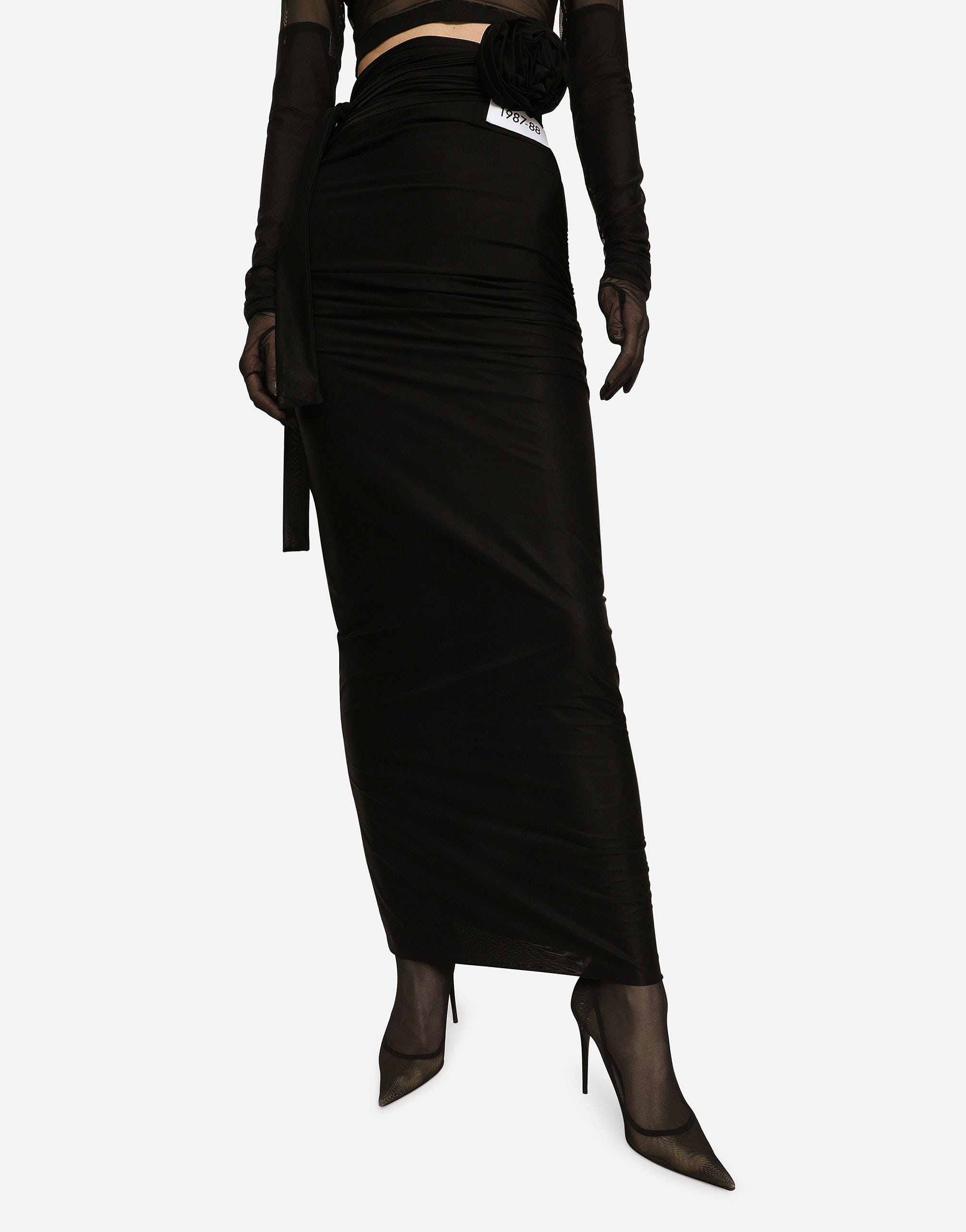 Dolce & Gabbana KIM DOLCE&GABBANA Belted Maxi Skirt