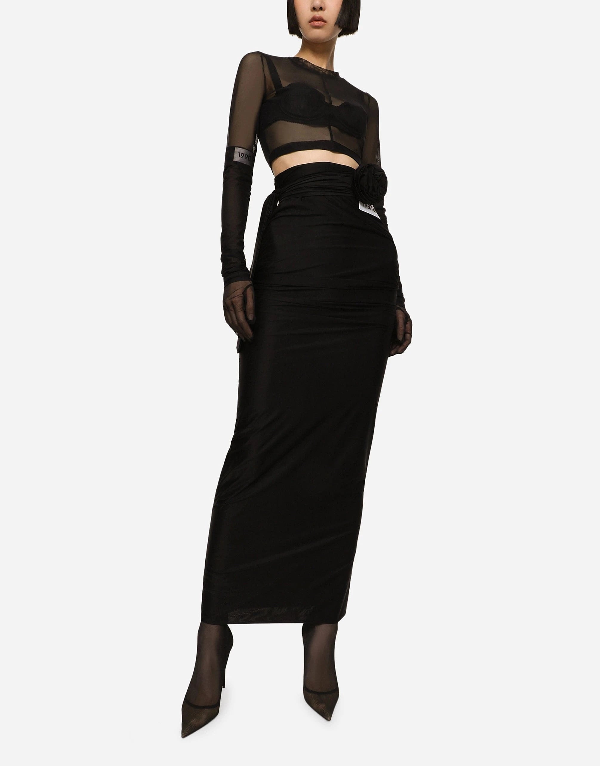 Dolce & Gabbana KIM DOLCE&GABBANA Belted Maxi Skirt