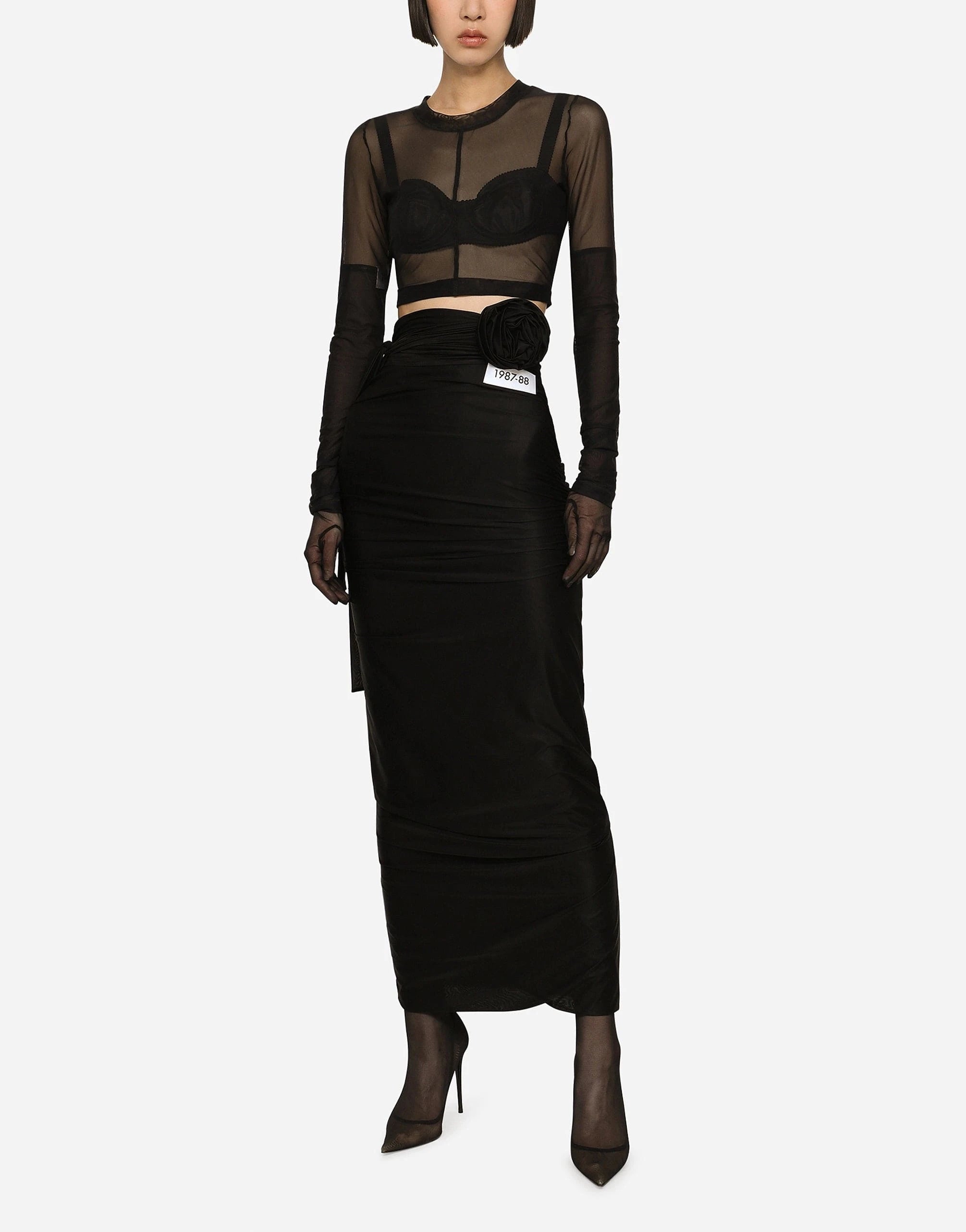 Dolce & Gabbana KIM DOLCE&GABBANA Belted Maxi Skirt