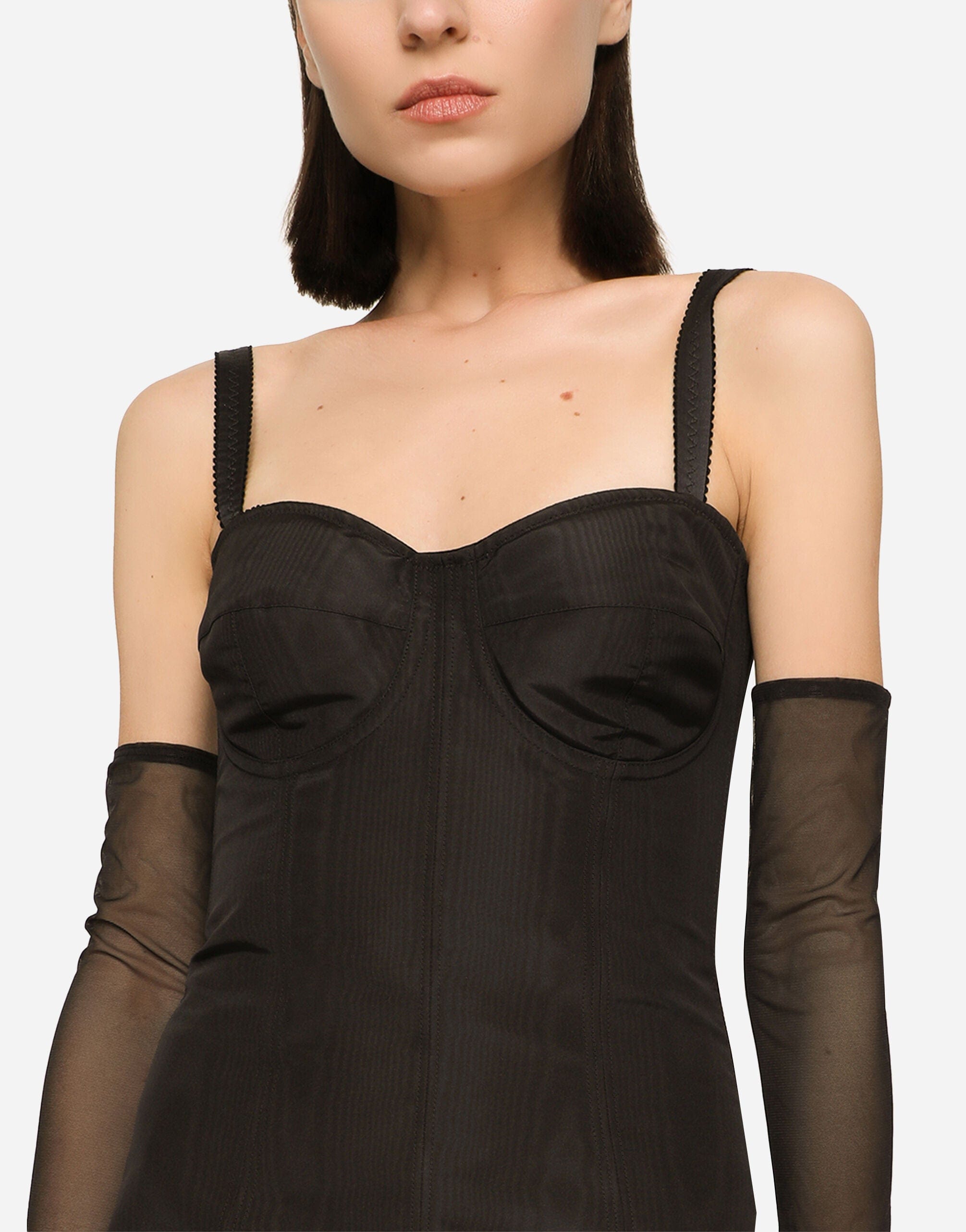 Dolce & Gabbana KIM DOLCE&GABBANA Moiré Faille Minidress