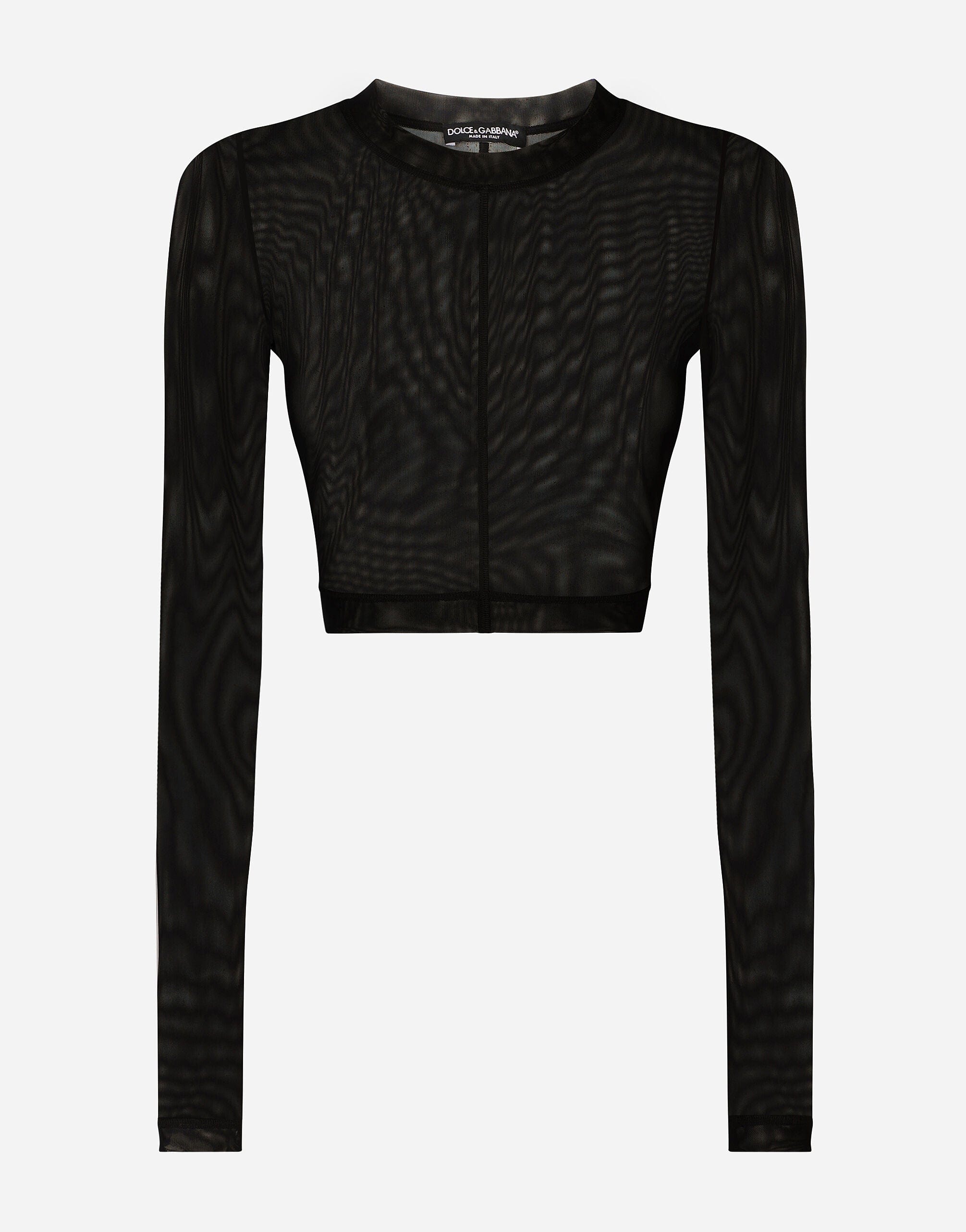 Dolce & Gabbana KIM DOLCE&GABBANA Tulle Crop Top