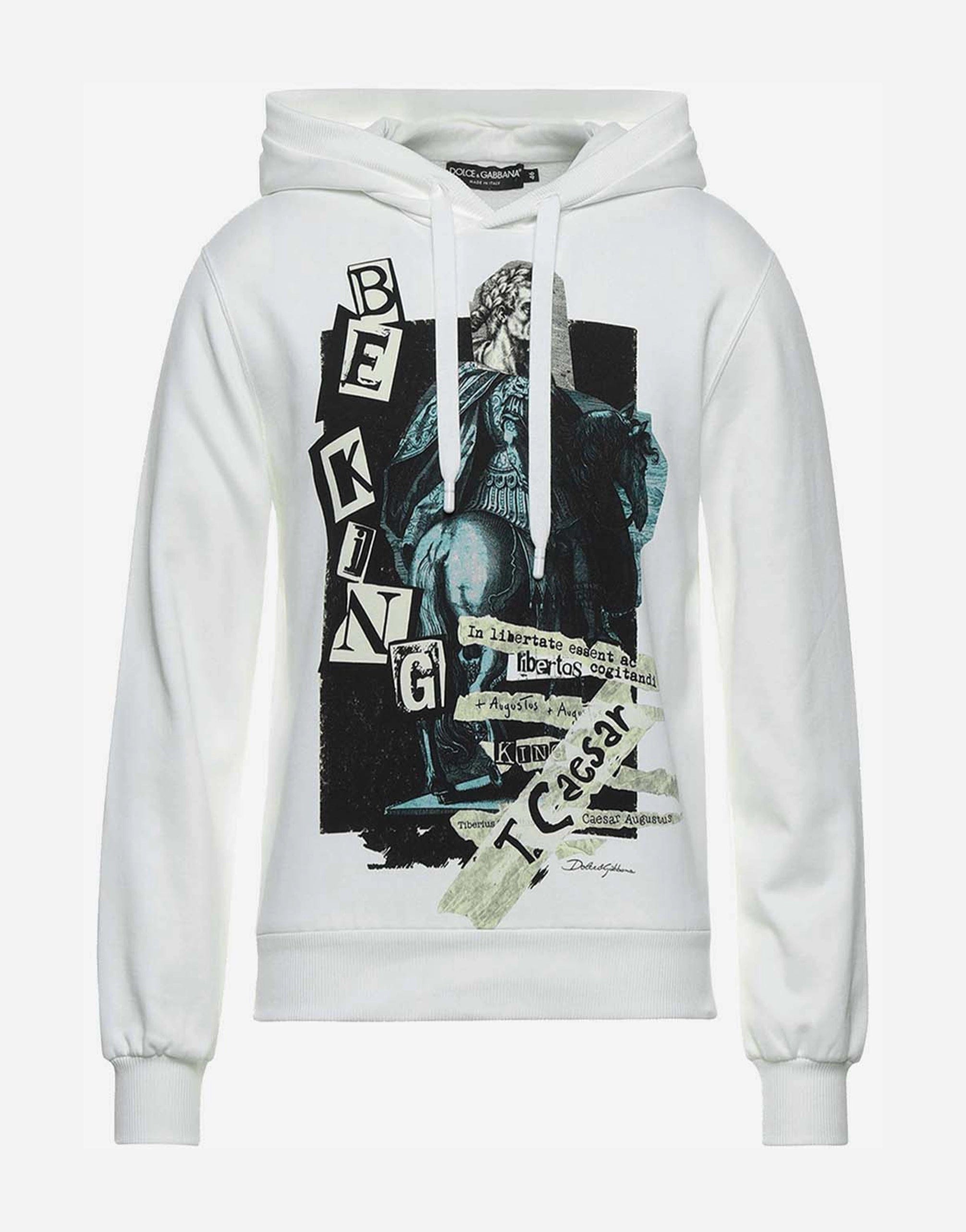 Dolce & Gabbana King Ceaser Print Hoodie
