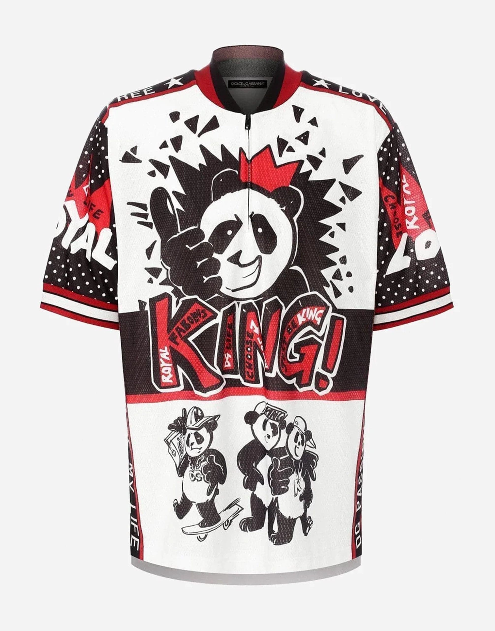 Dolce & Gabbana King Panda-Print Shirt
