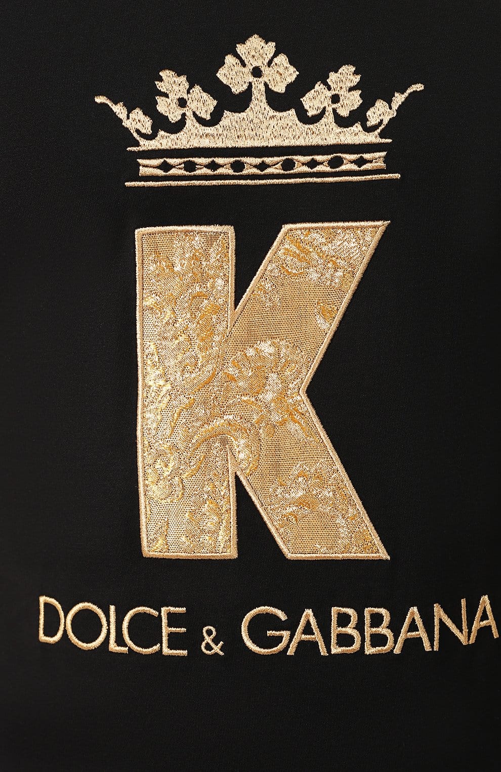 Dolce & Gabbana King Patch T-Shirt