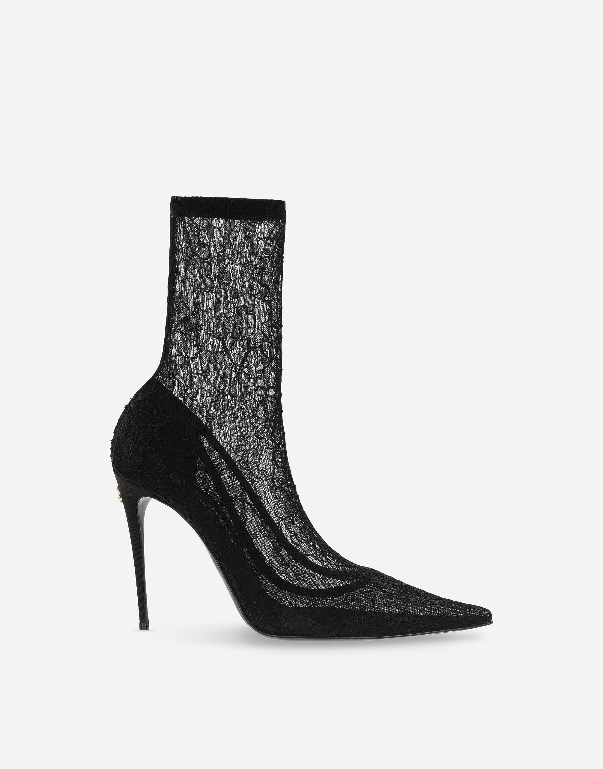 Dolce & Gabbana Lace Ankle Boots