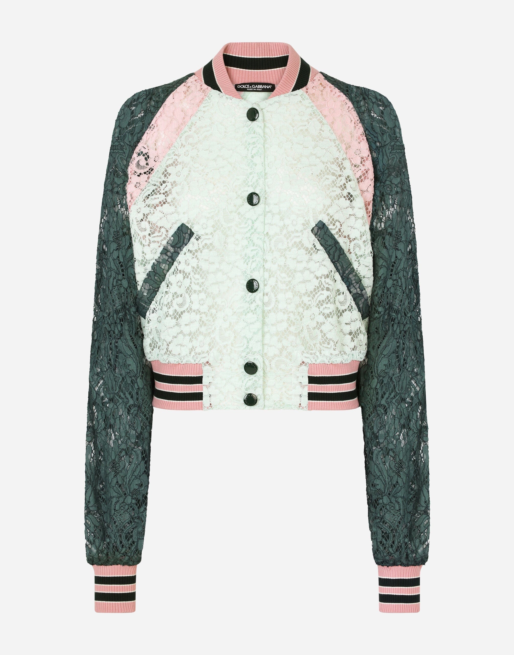 Dolce & Gabbana Lace Bomber Jacket