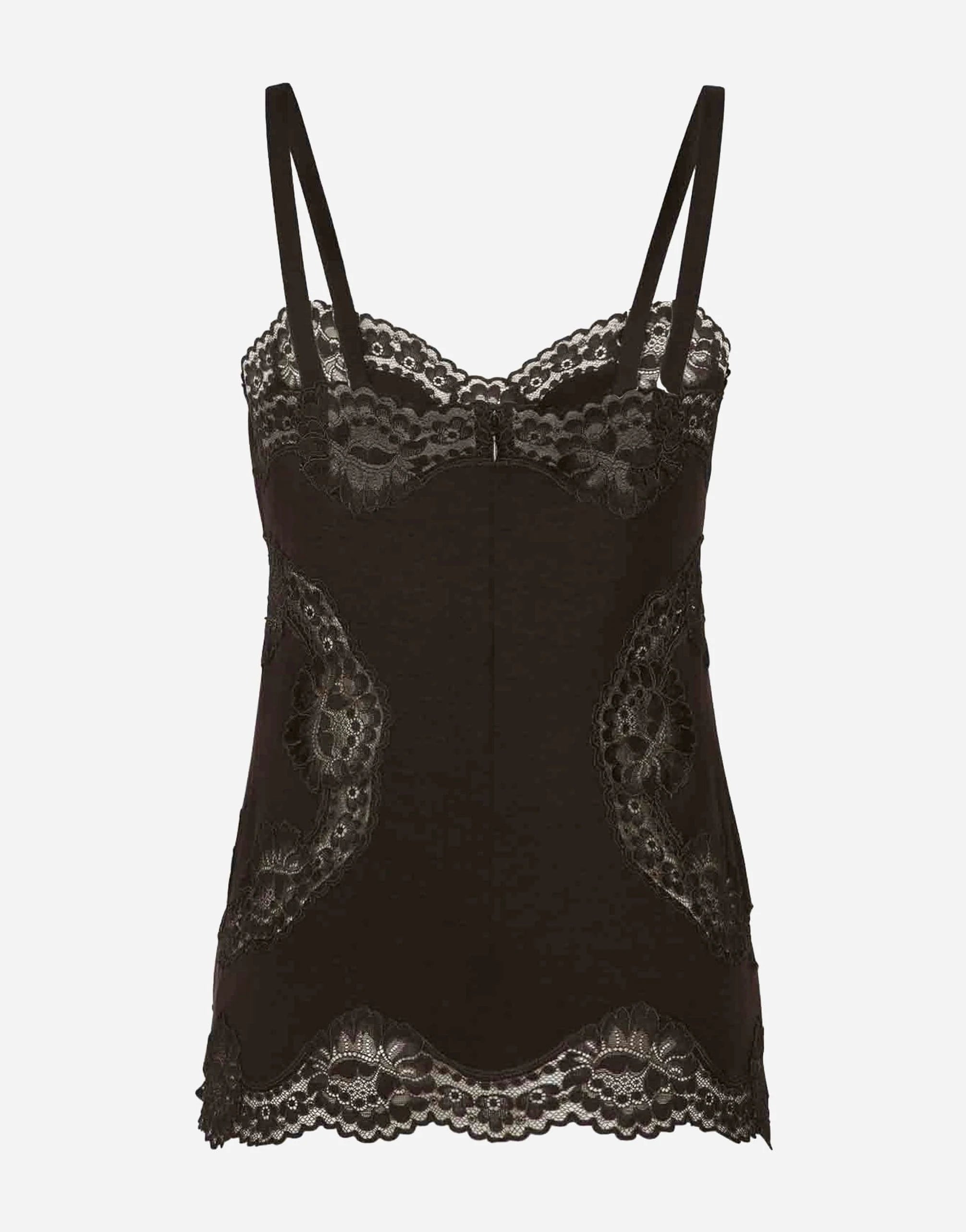 Dolce & Gabbana Lace-Detailing Knitted Camisole