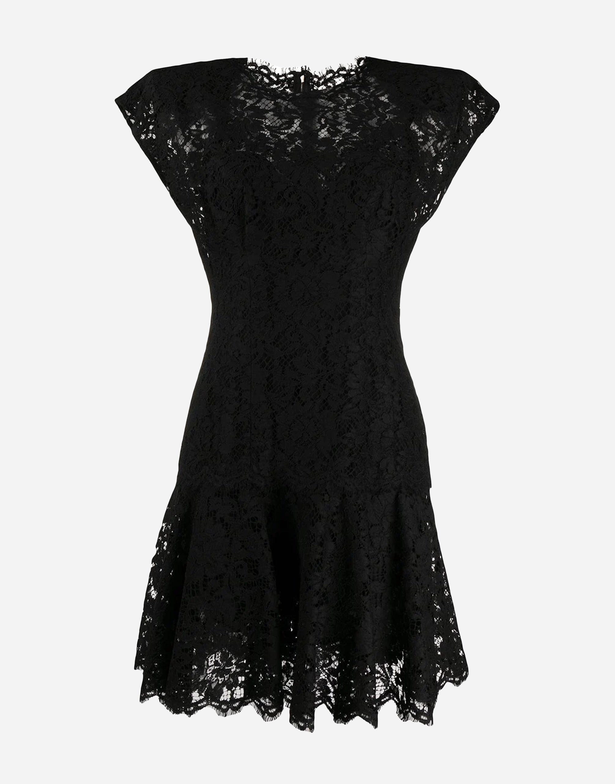 Dolce & Gabbana Lace Fitted Mini Dress