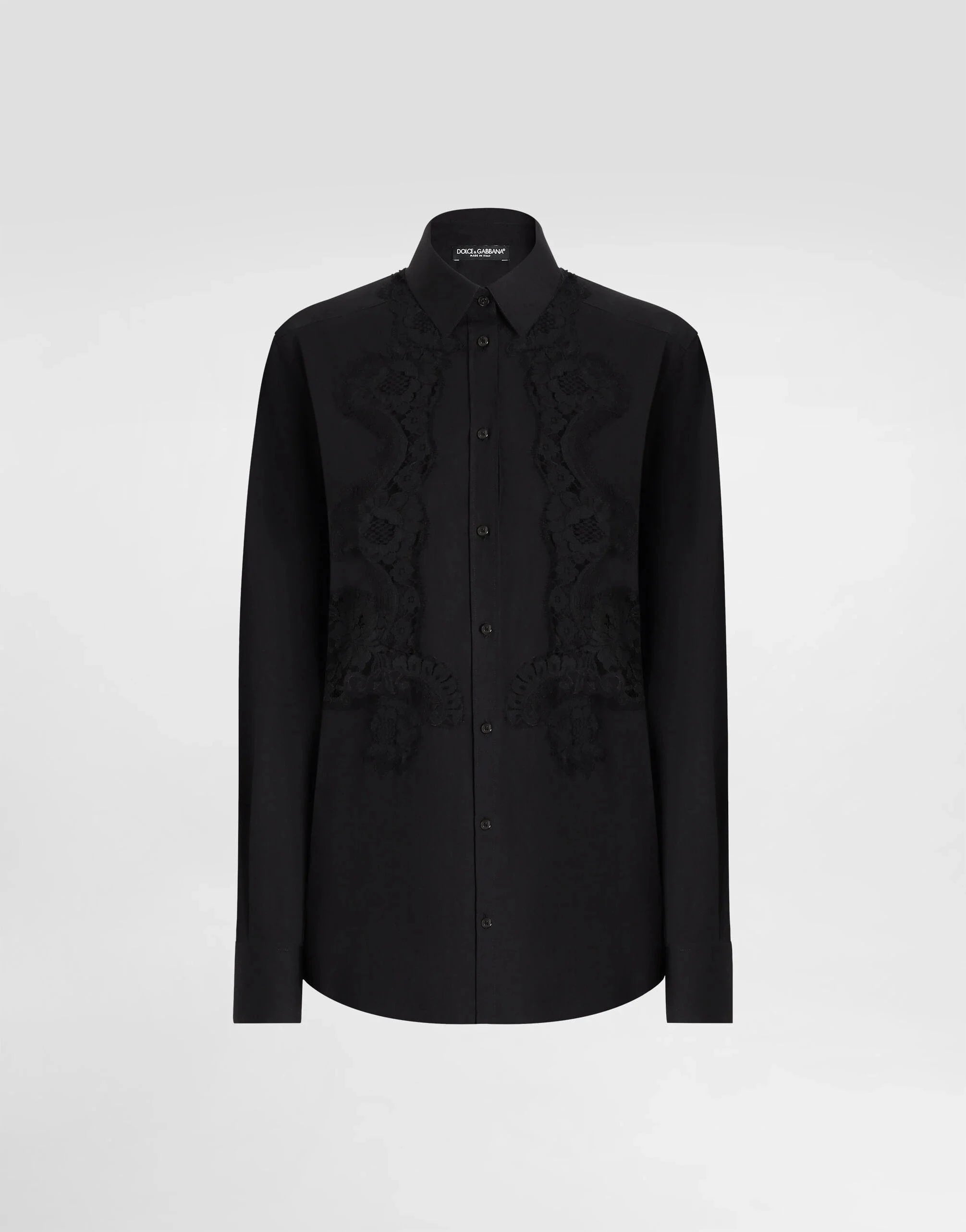Dolce & Gabbana Lace-Inserts Shirt