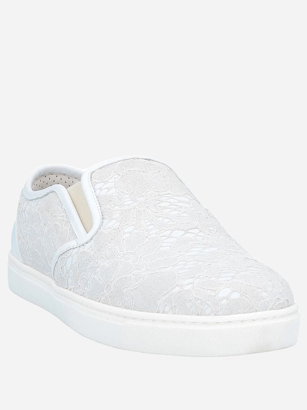 Dolce & Gabbana Dolce & Gabbana Lace Slip-On Sneakers