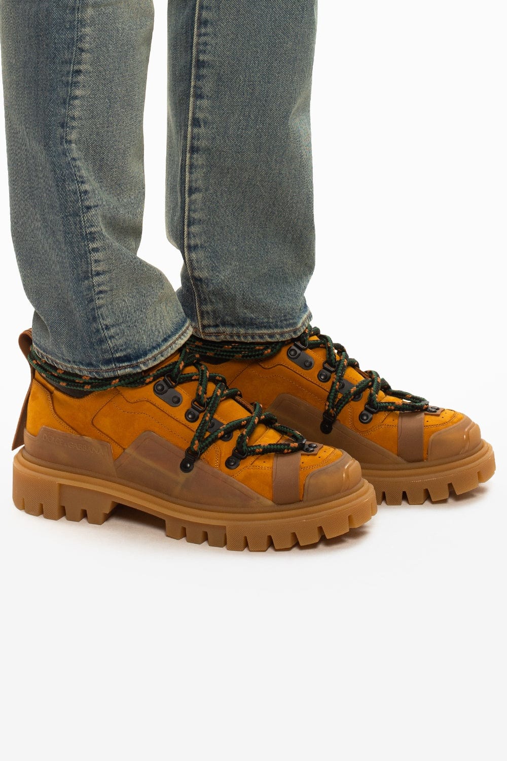 Dolce & Gabbana Lace-Up Hiking Trekking Boots