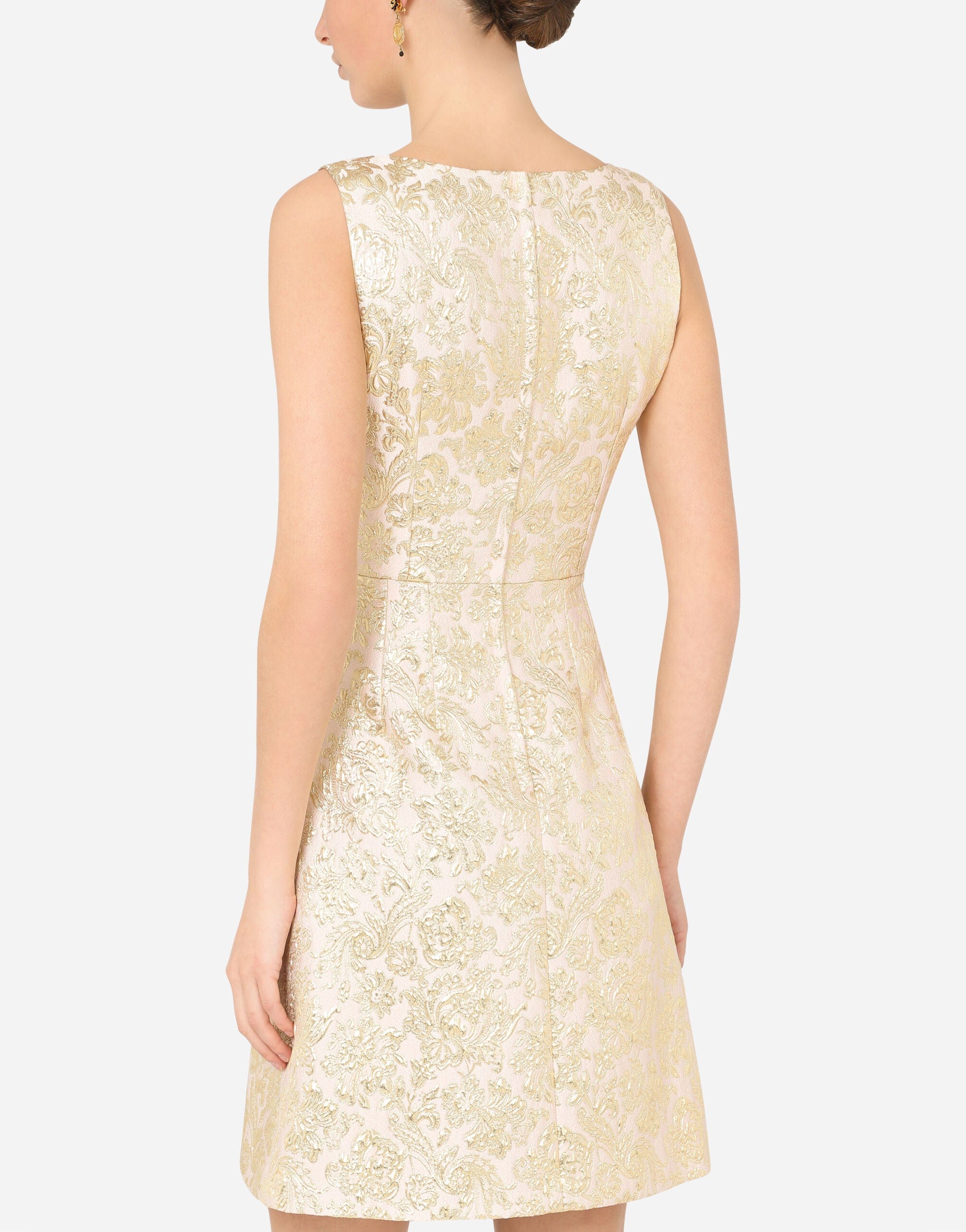 Dolce & Gabbana Lamé Jacquard Minidress