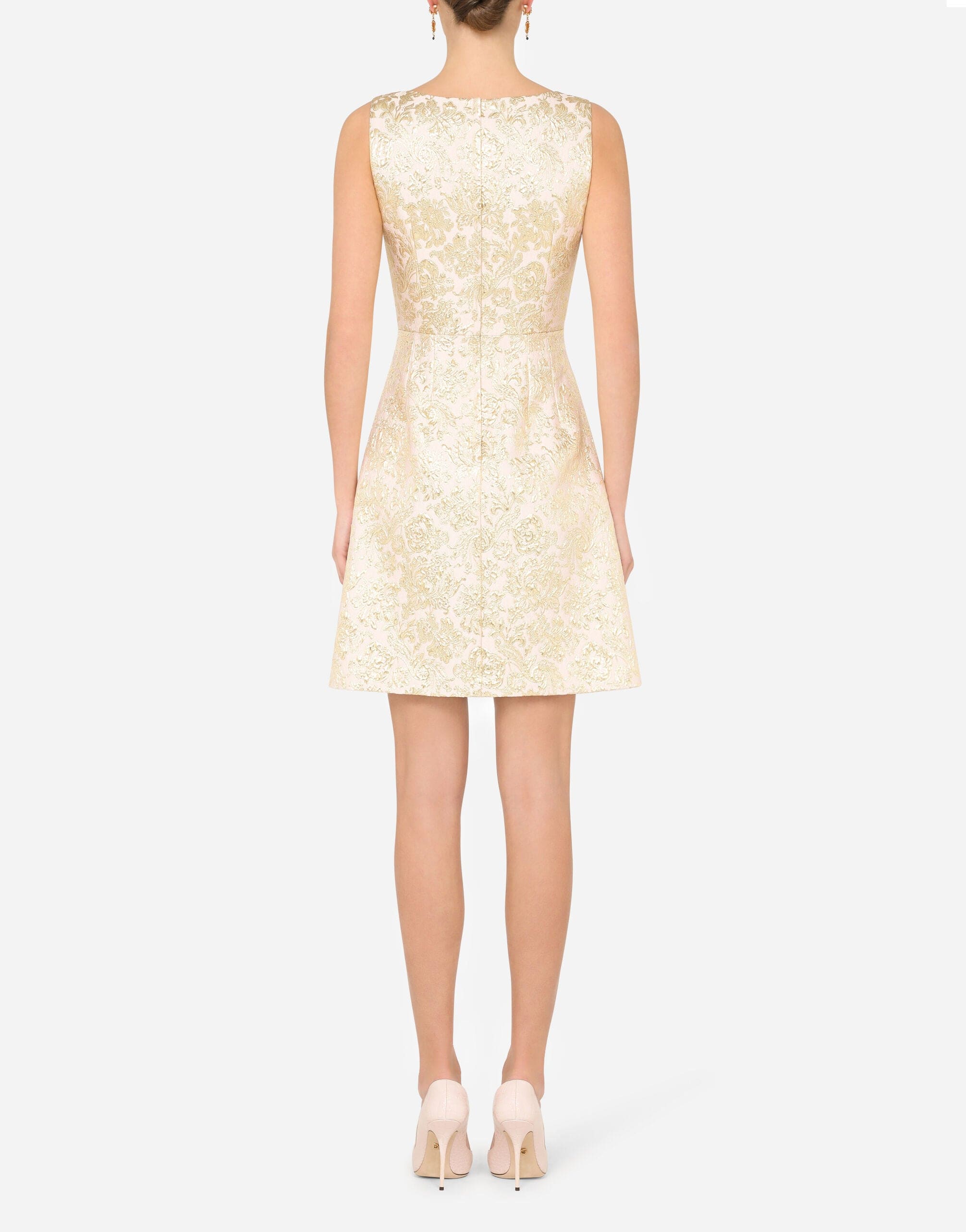Dolce & Gabbana Lamé Jacquard Minidress