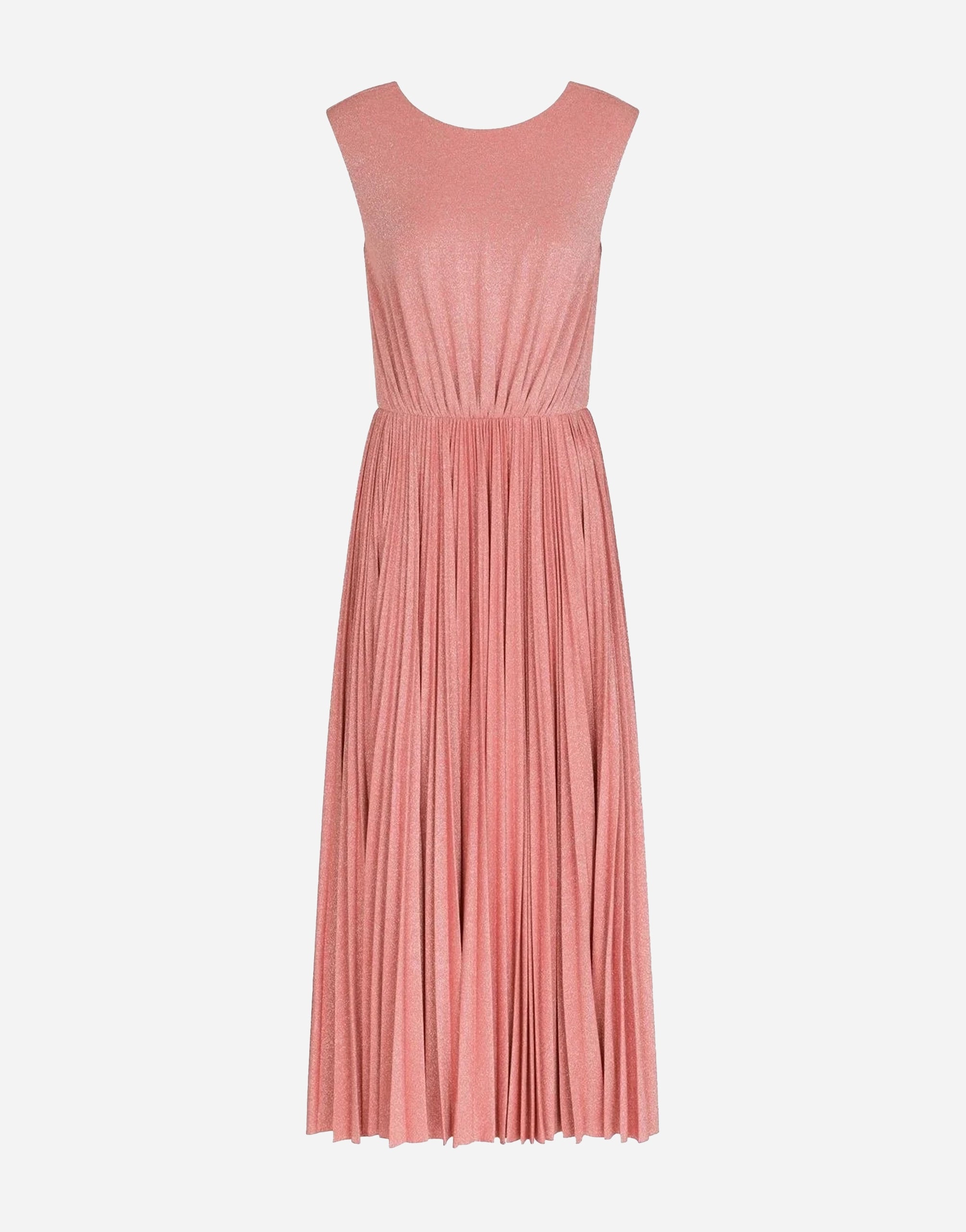 Dolce & Gabbana Lamé Jersey Calf-Length Dress