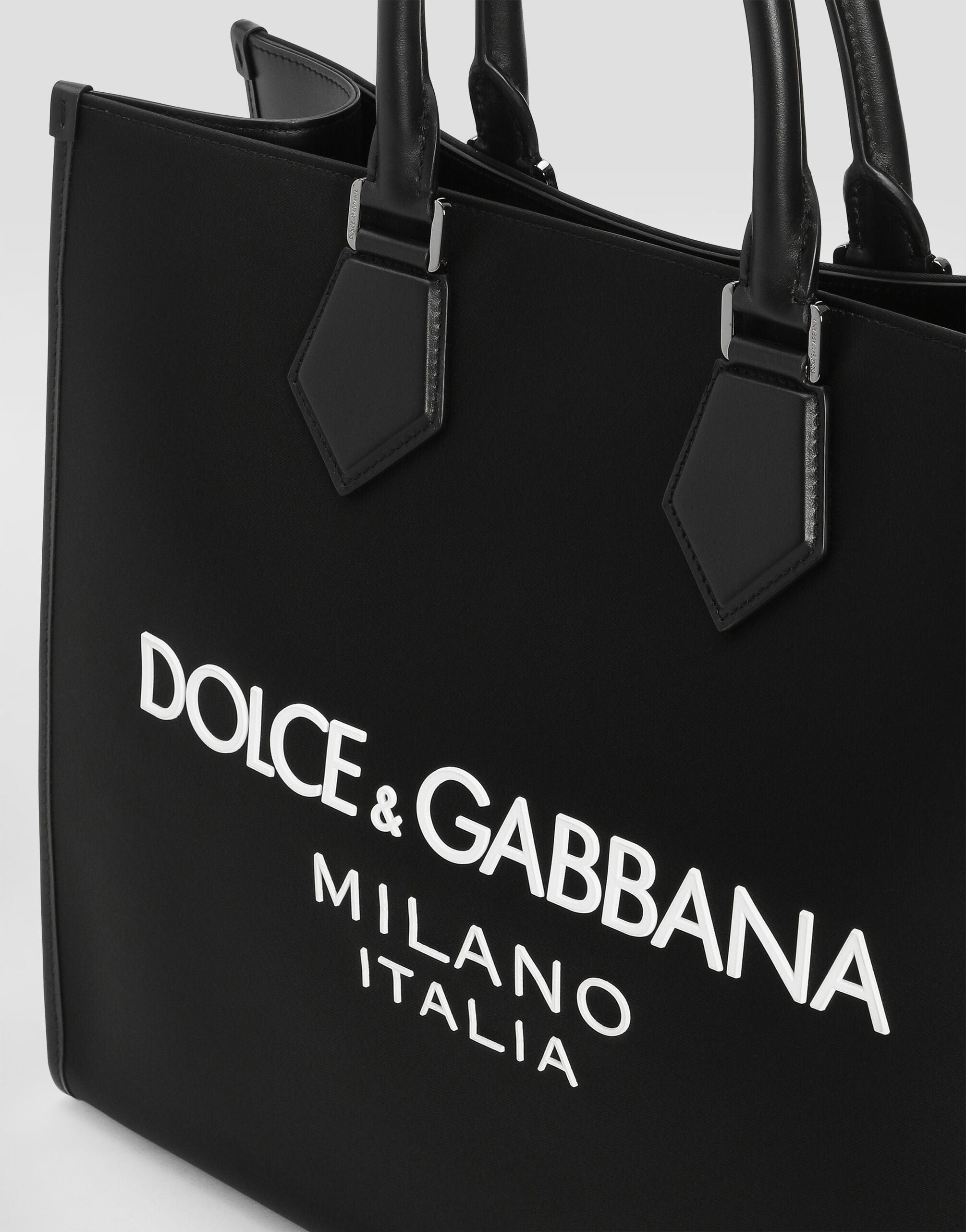 Dolce & Gabbana Large Nylon Logo Tote Bag