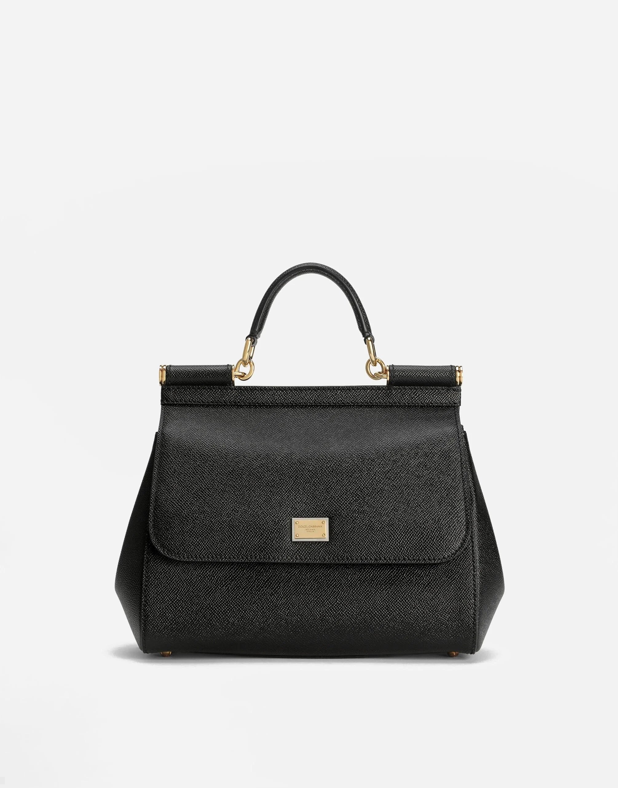 Dolce & Gabbana Large Sicily Leather Handbag