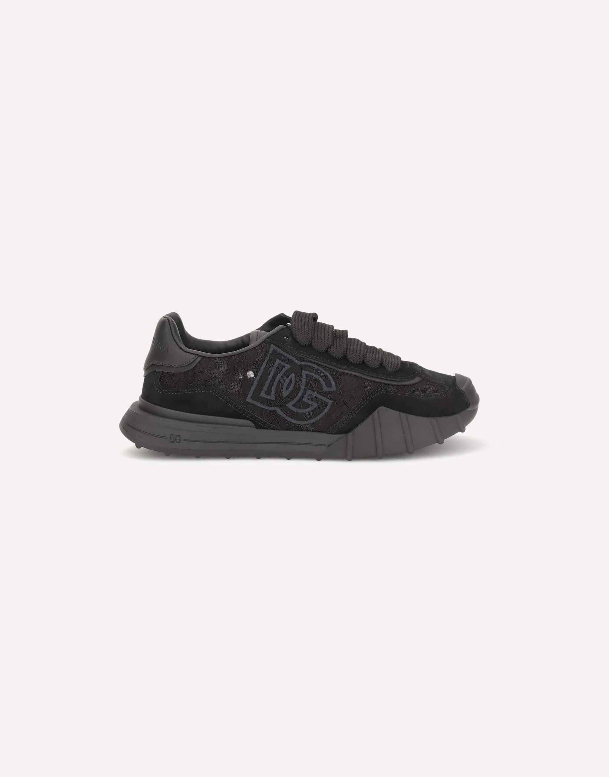 Dolce & Gabbana Dolce & Gabbana Leather And Lace Sneakers