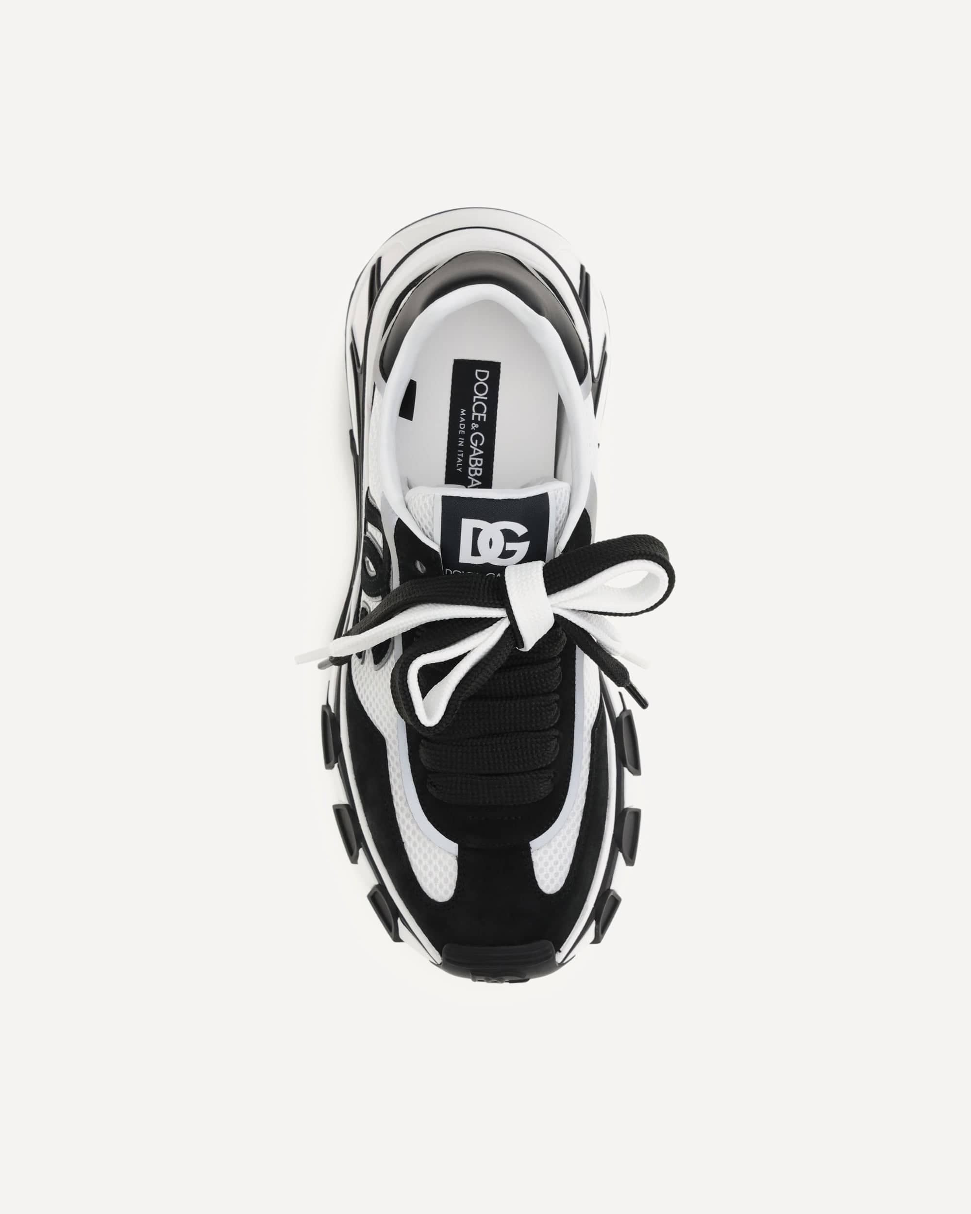 Dolce & Gabbana Leather And Mesh Dg Sneakers