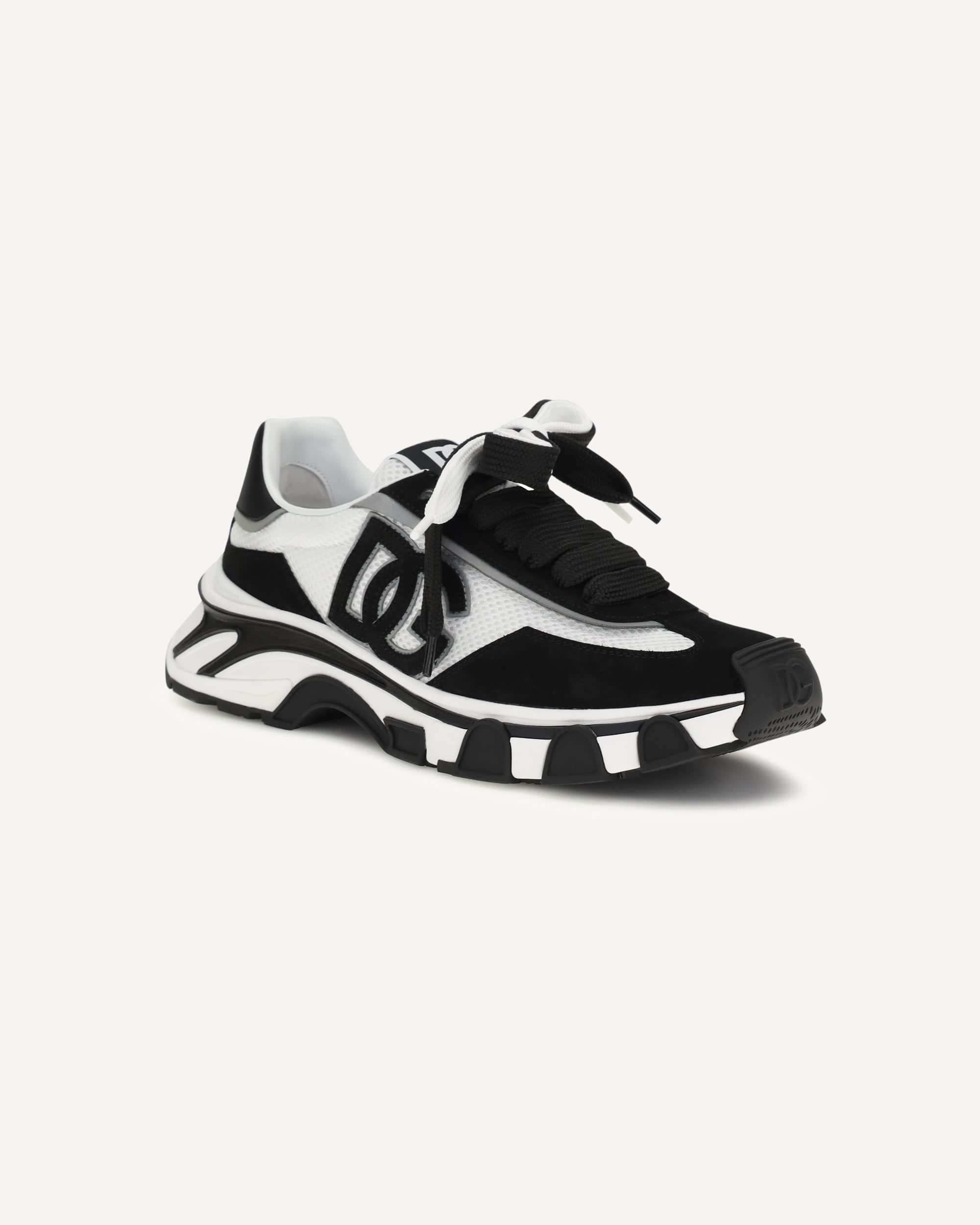 Dolce & Gabbana Leather And Mesh Dg Sneakers - alternate view