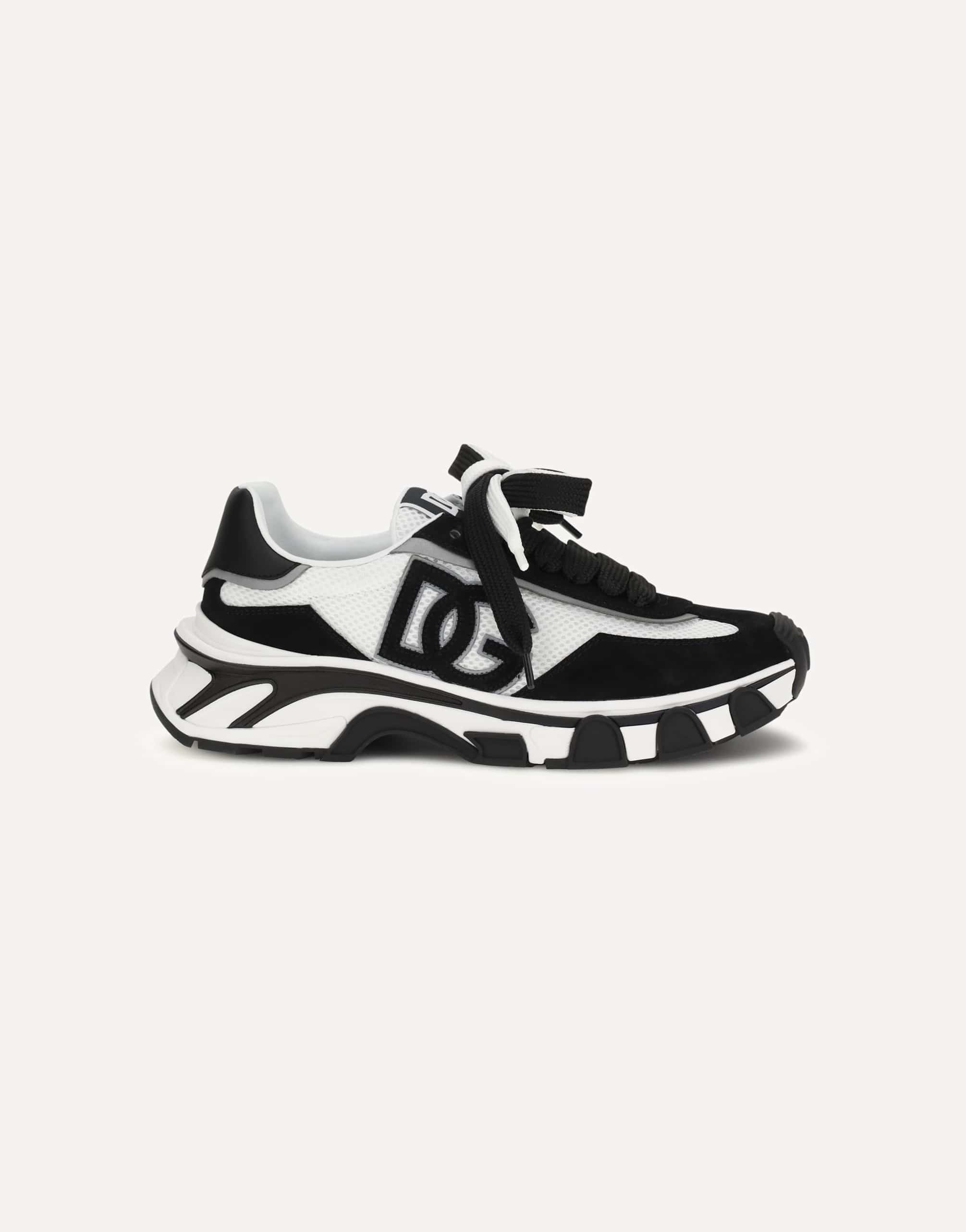 Dolce & Gabbana Leather And Mesh Dg Sneakers