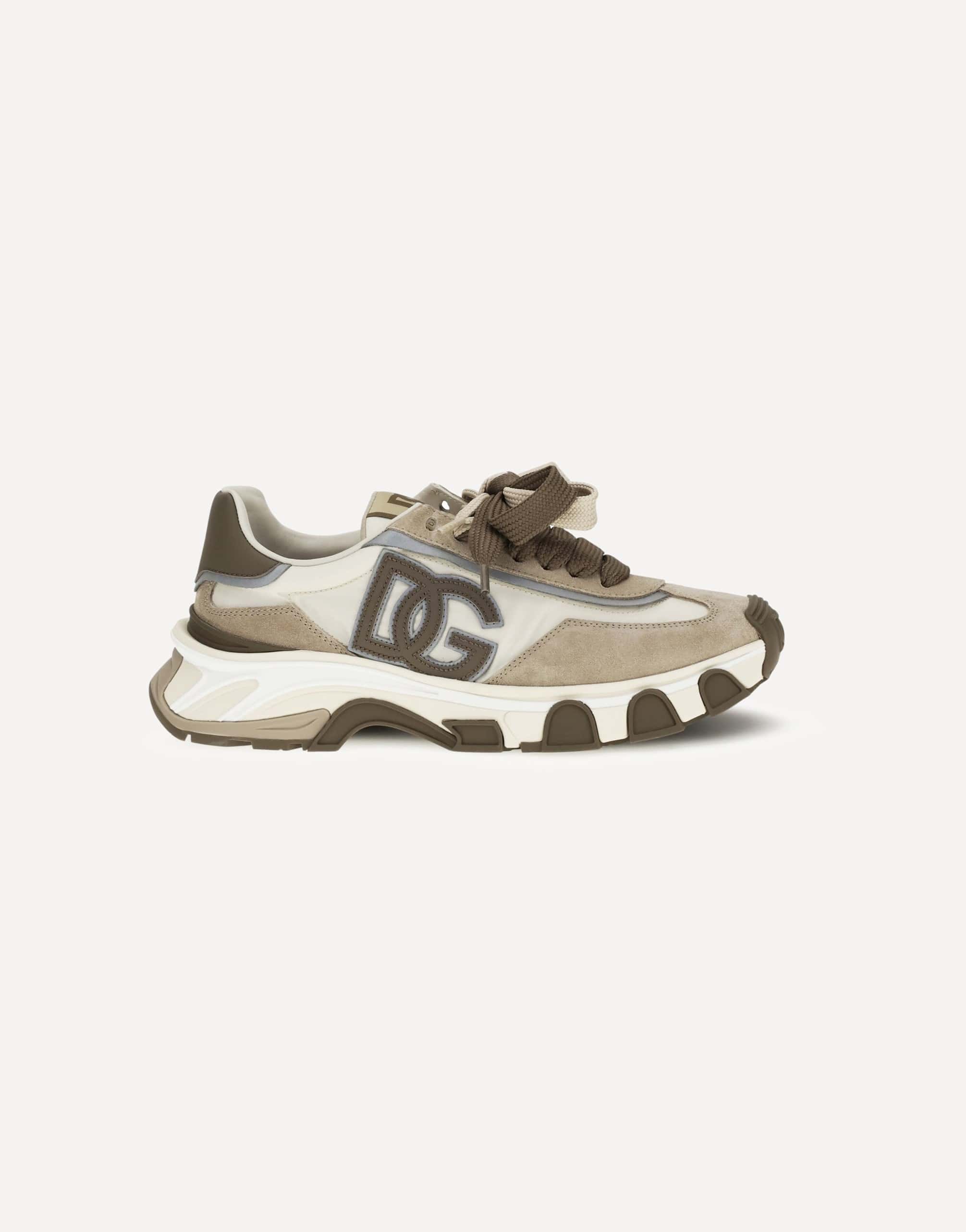 Dolce & Gabbana Leather And Mesh Sneakers