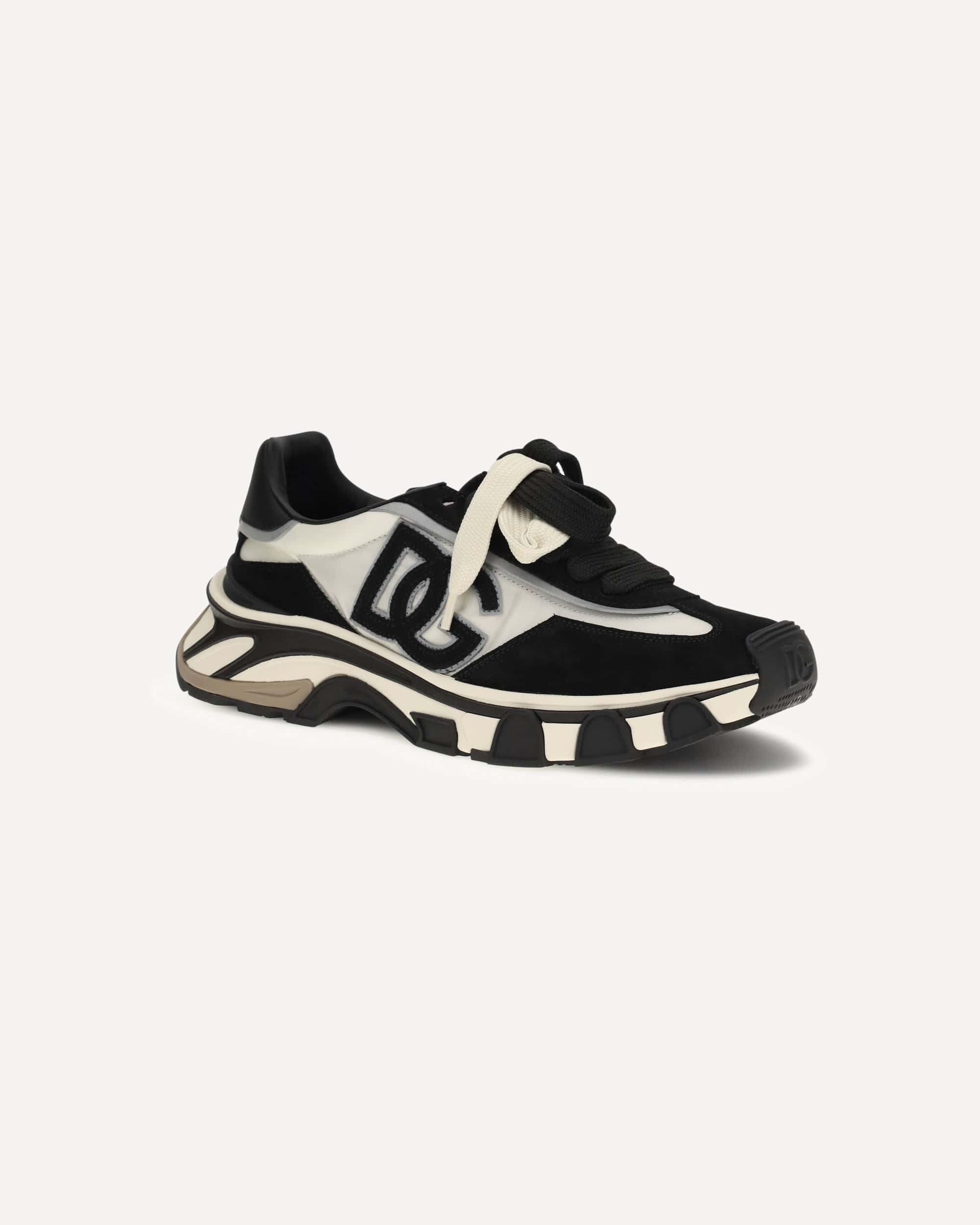 Dolce & Gabbana Leather And Mesh Sneakers - alternate view
