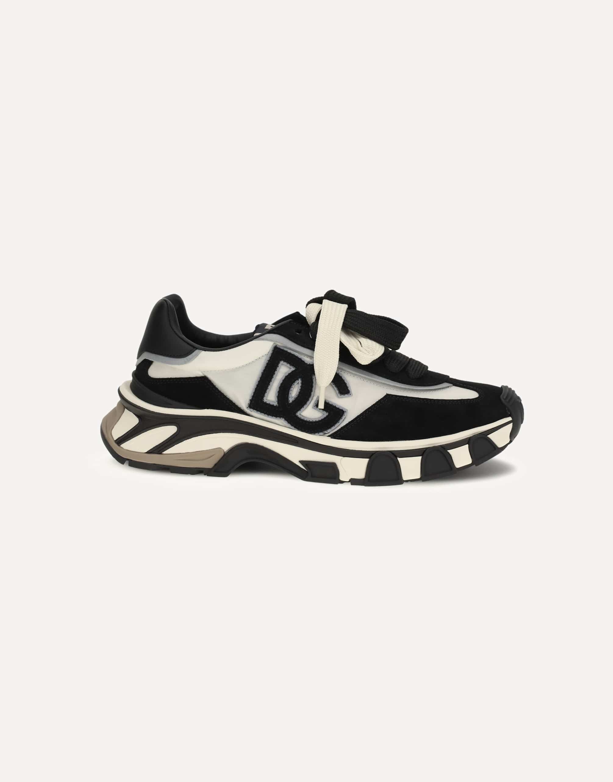 Dolce & Gabbana Leather And Mesh Sneakers