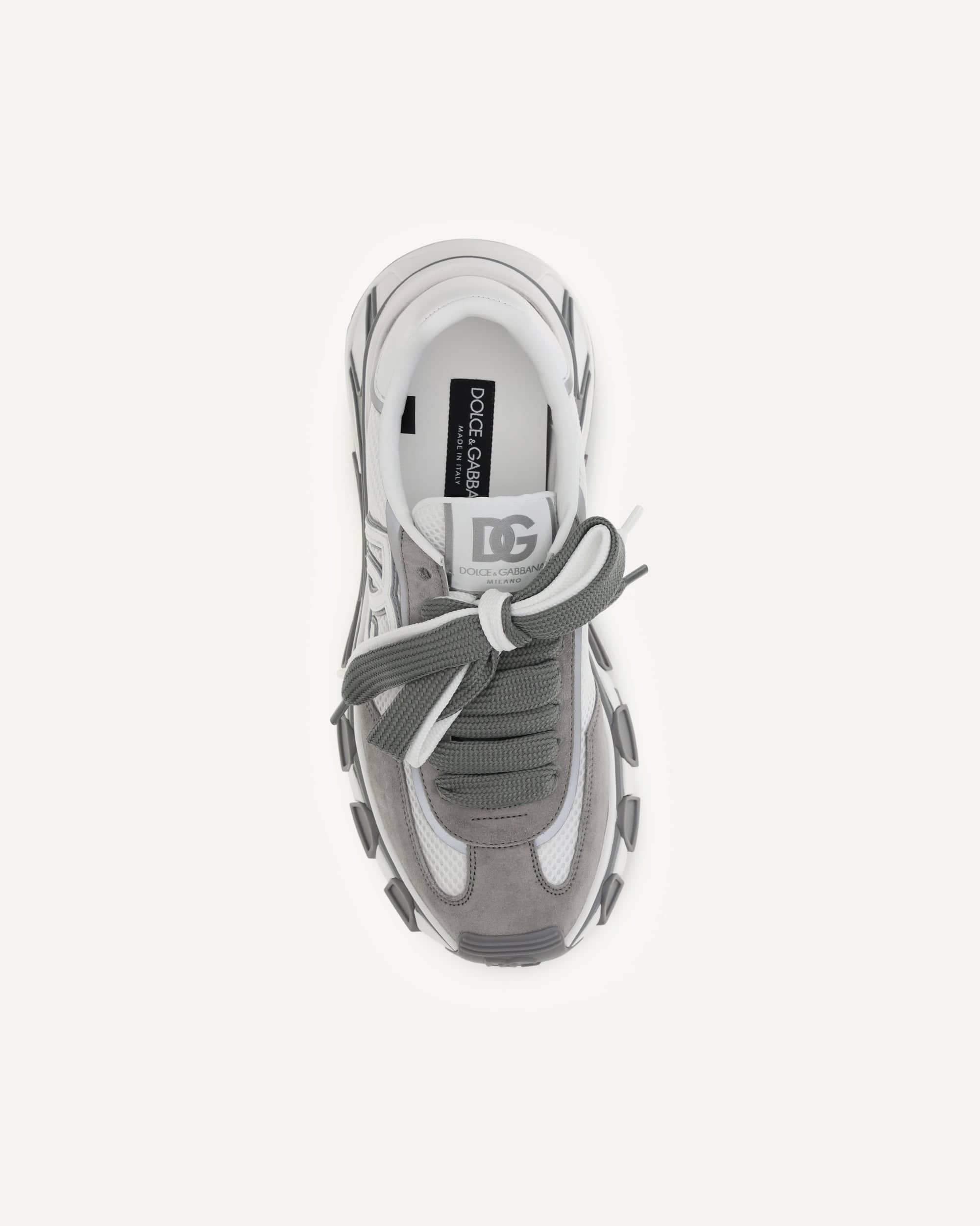 Dolce & Gabbana Leather And Mesh Sneakers