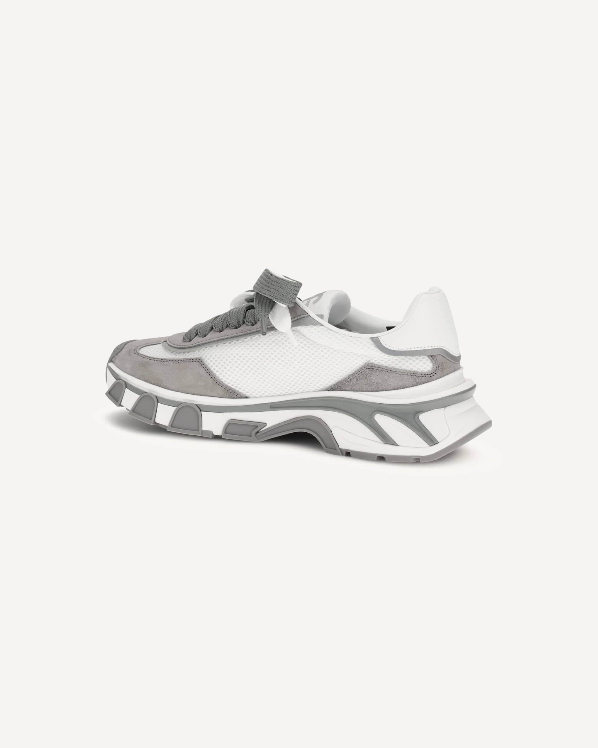 Dolce & Gabbana Leather And Mesh Sneakers