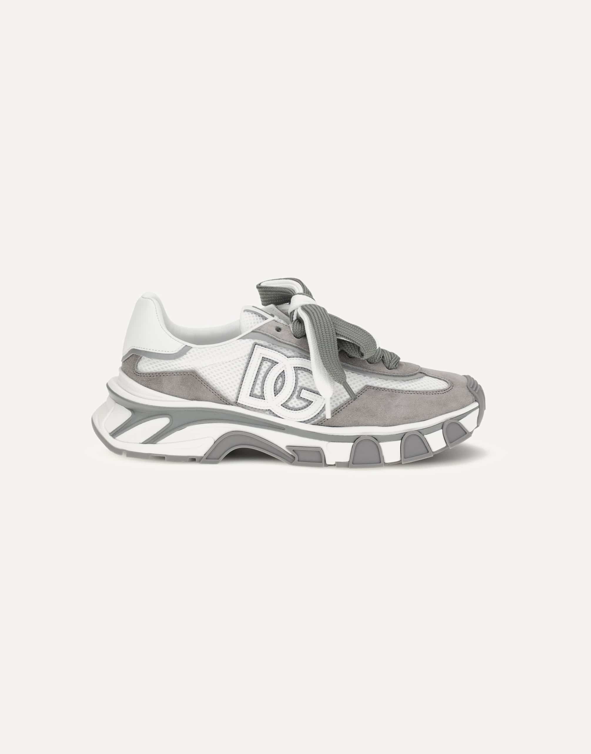Dolce & Gabbana Leather And Mesh Sneakers