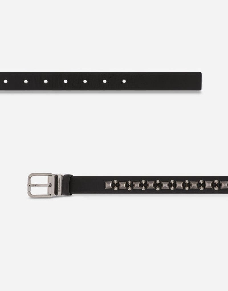 Dolce & Gabbana Leather Belt With Studs