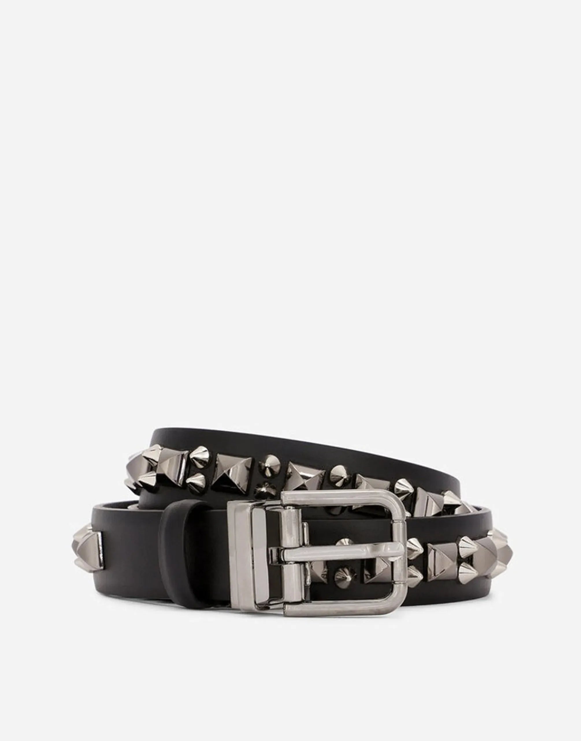 Dolce & Gabbana Leather Belt With Studs