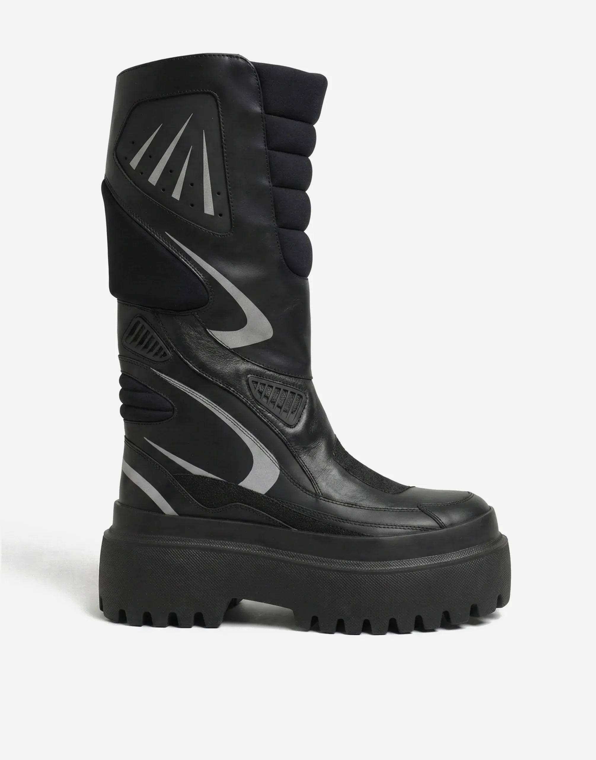 Dolce & Gabbana Leather Biker Boots