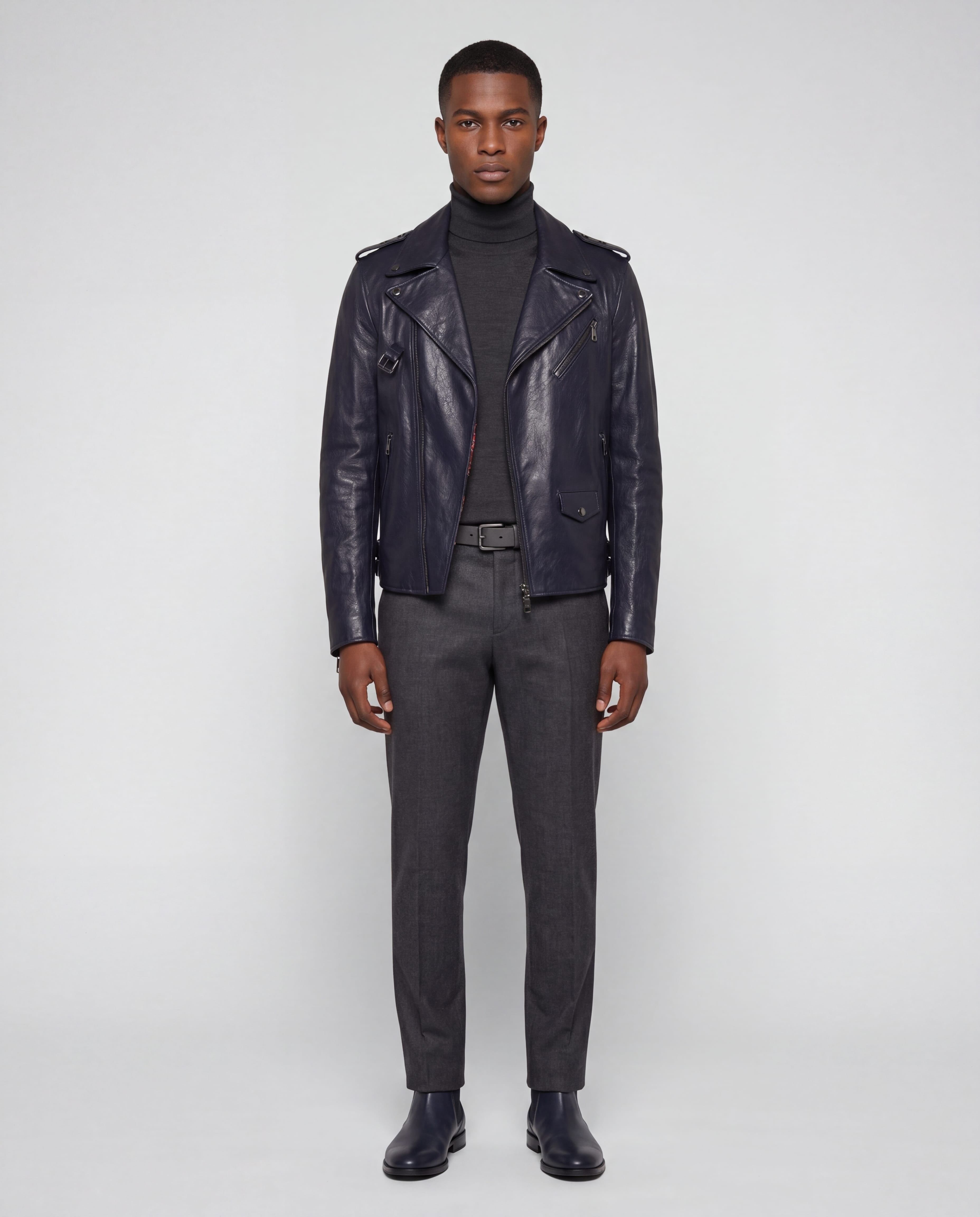 Dolce & Gabbana Dolce & Gabbana Leather Biker Jacket