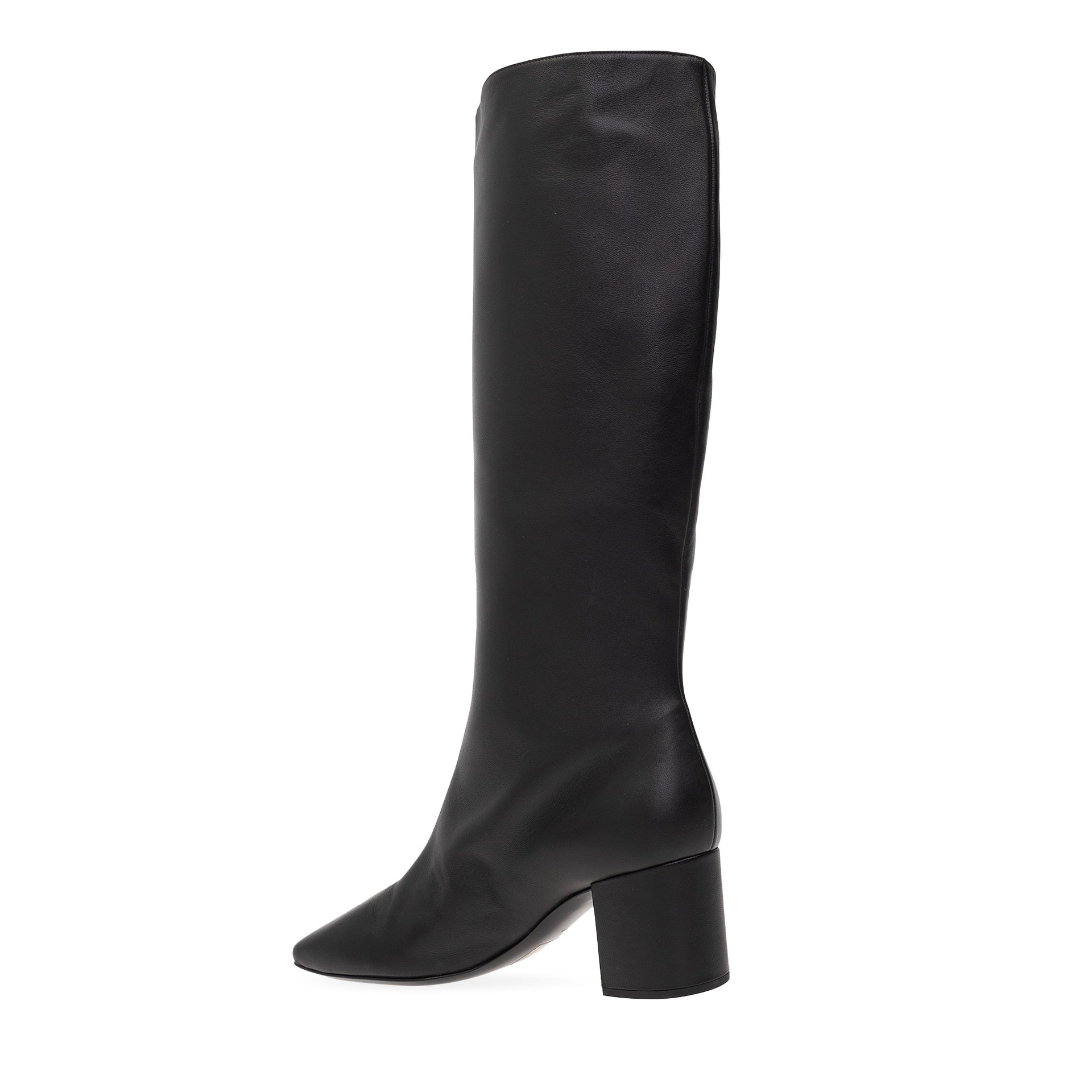 Dolce & Gabbana Leather Boots Square Toe