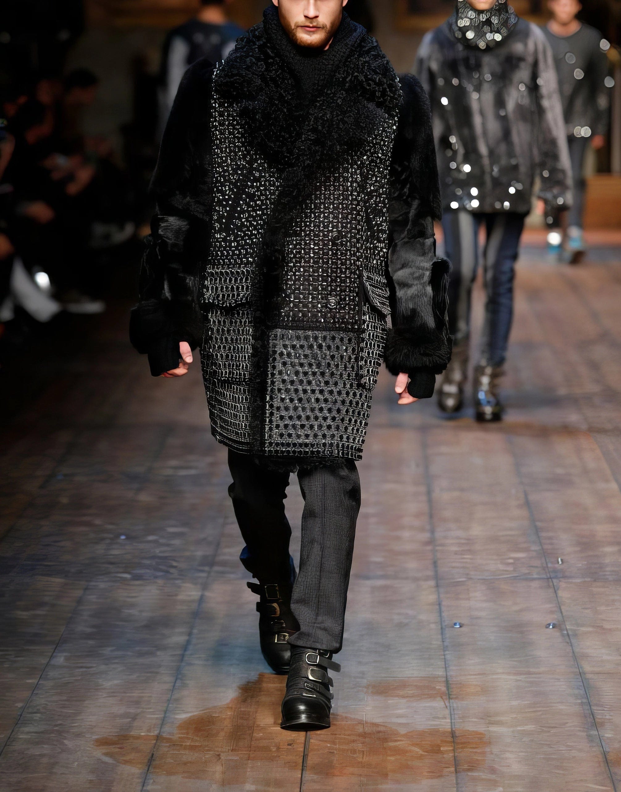 Dolce & Gabbana Leather Boots With Buckles