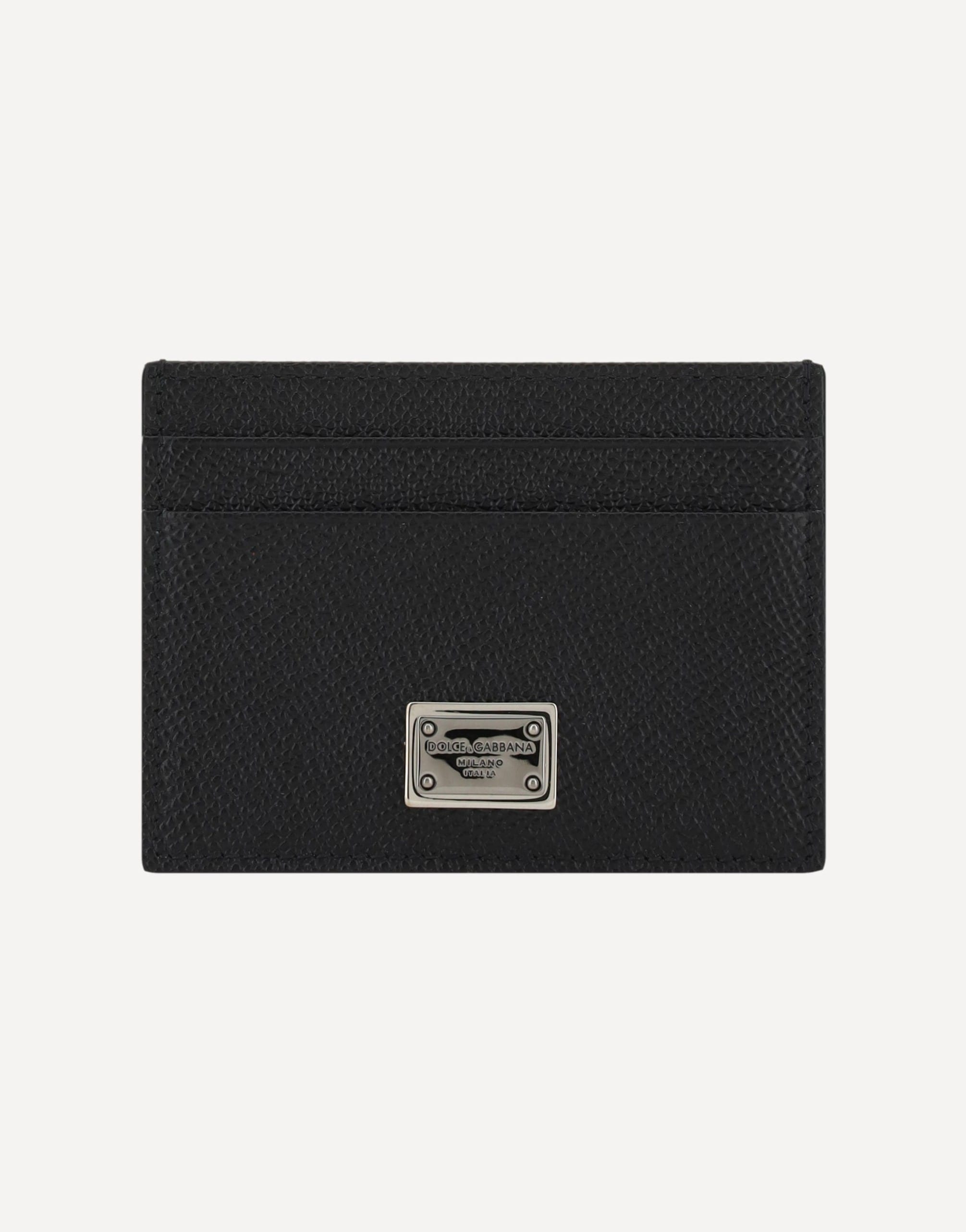 Dolce & Gabbana Leather Cardholder With D&g Monogram