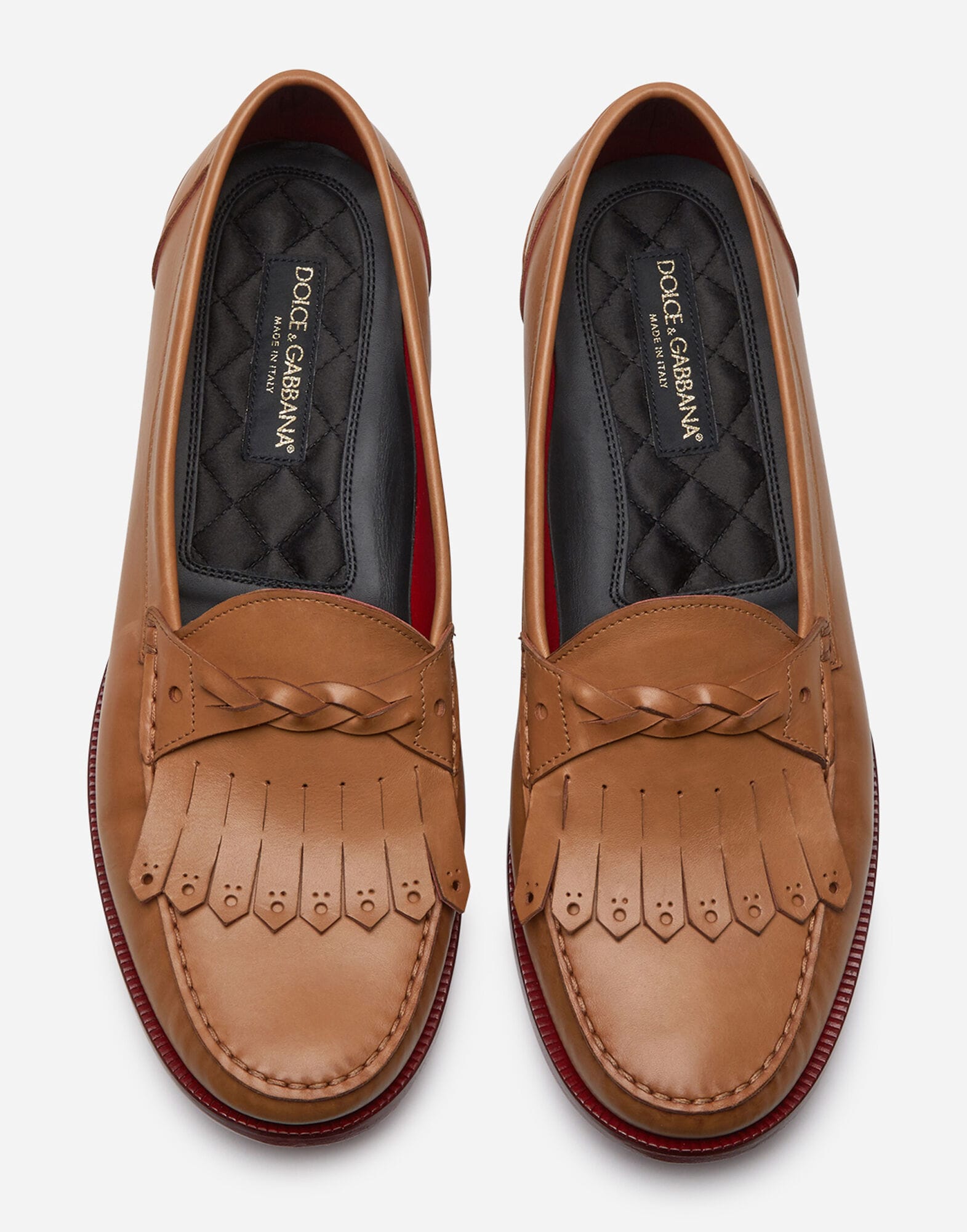 Dolce & Gabbana Leather DG Mocassins