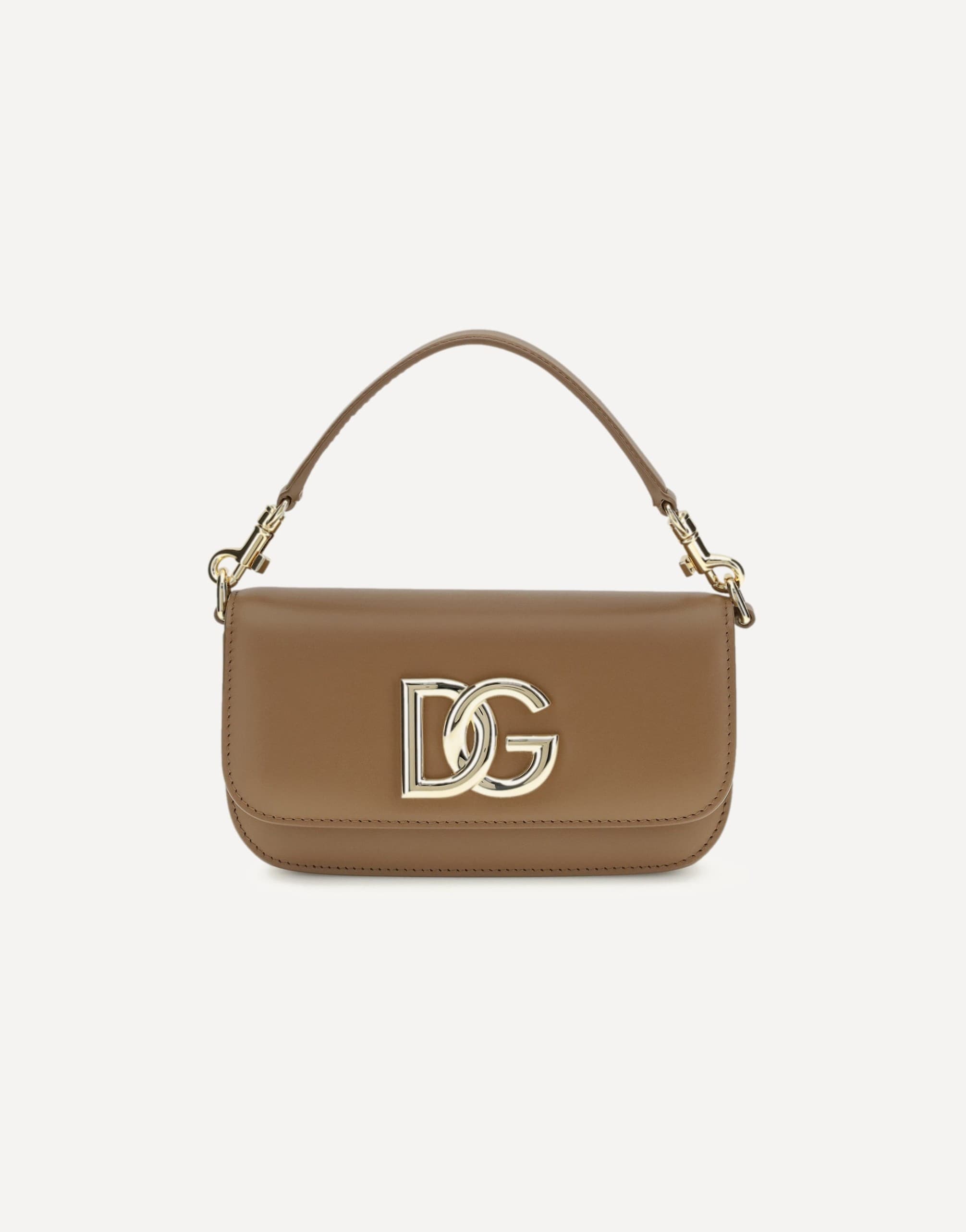 Dolce & Gabbana Leather Handbag With Chain Strap