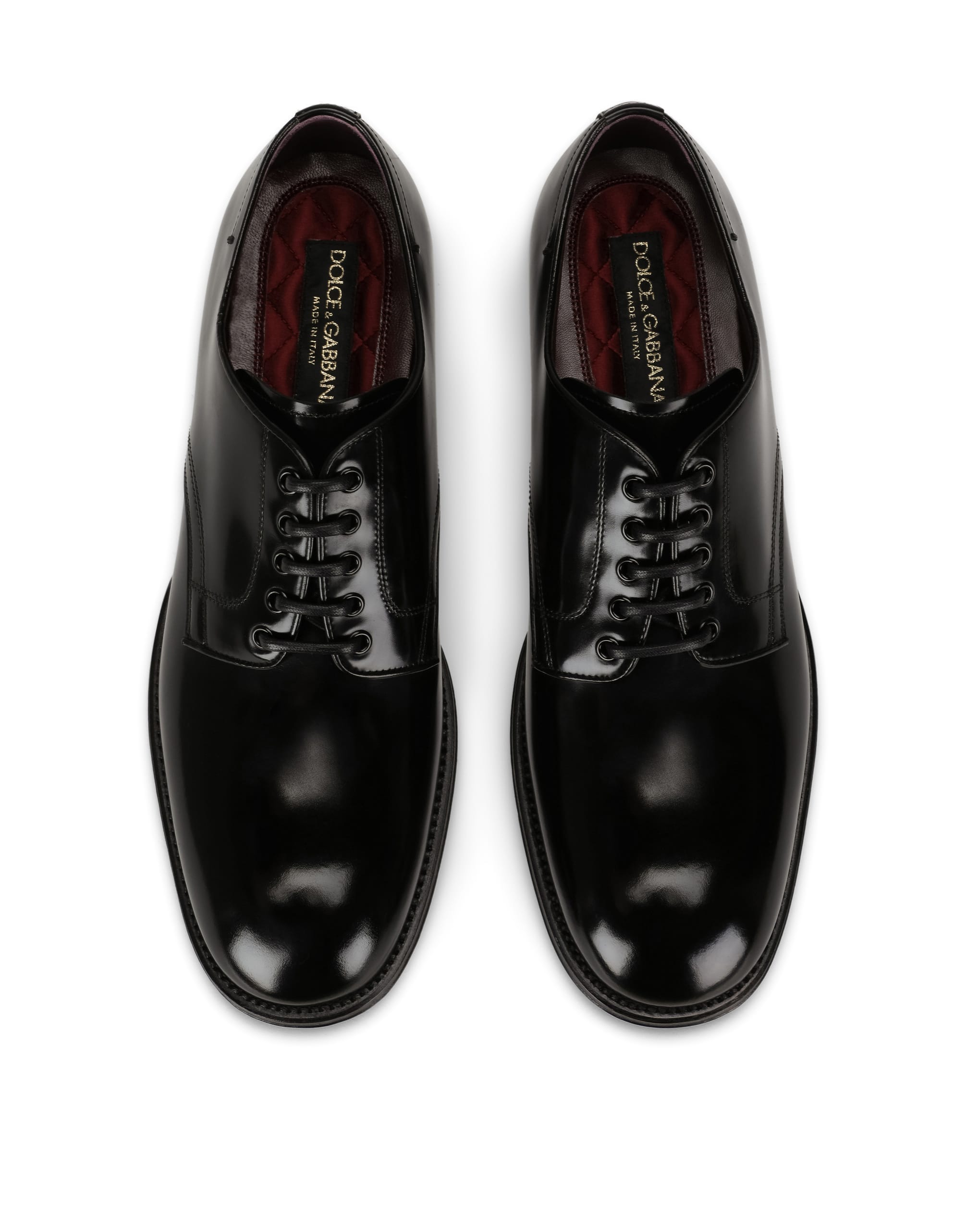 Dolce & Gabbana Leather Michelangelo Derby Shoes