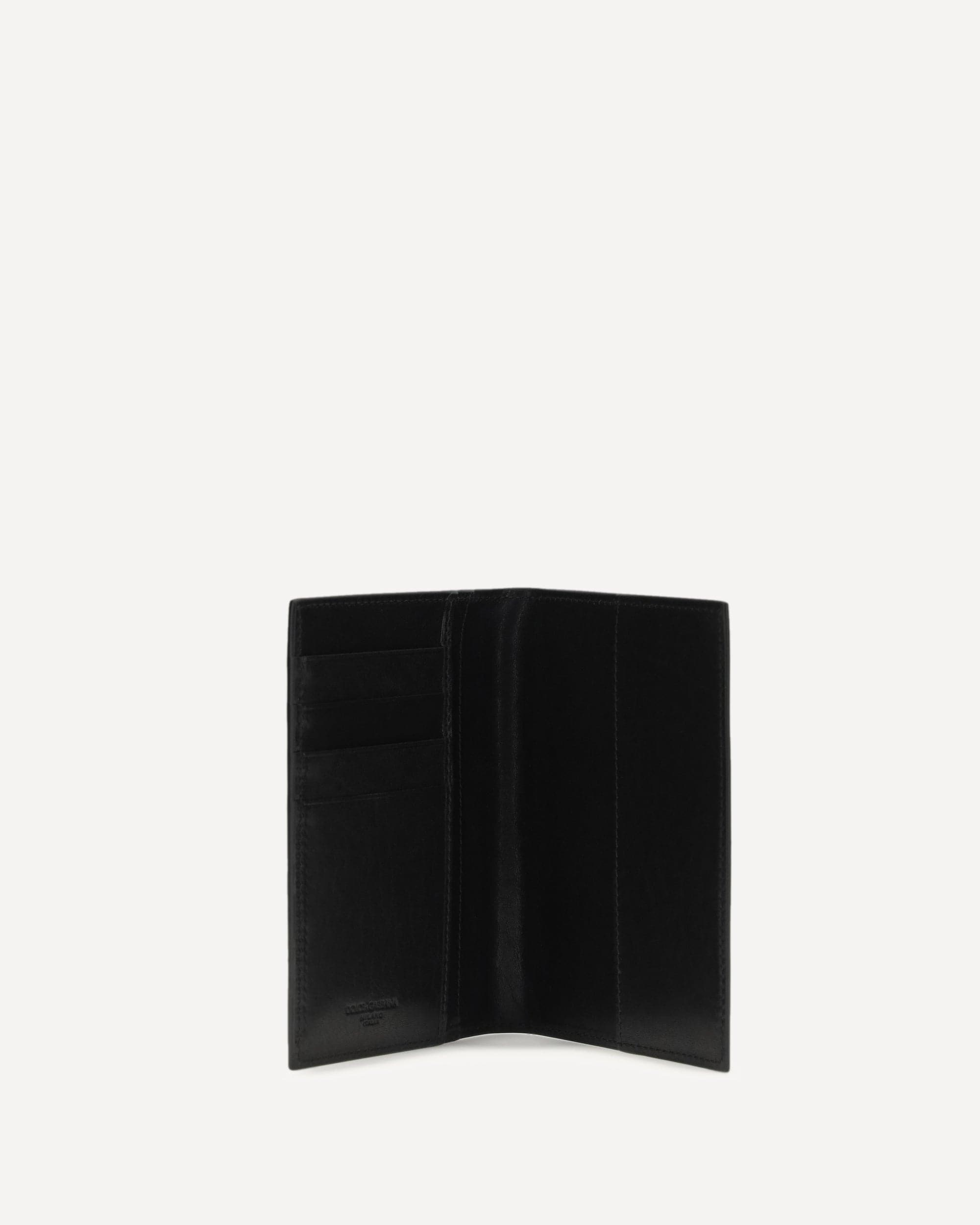 Dolce & Gabbana Leather Passport Holder Dg Torchon