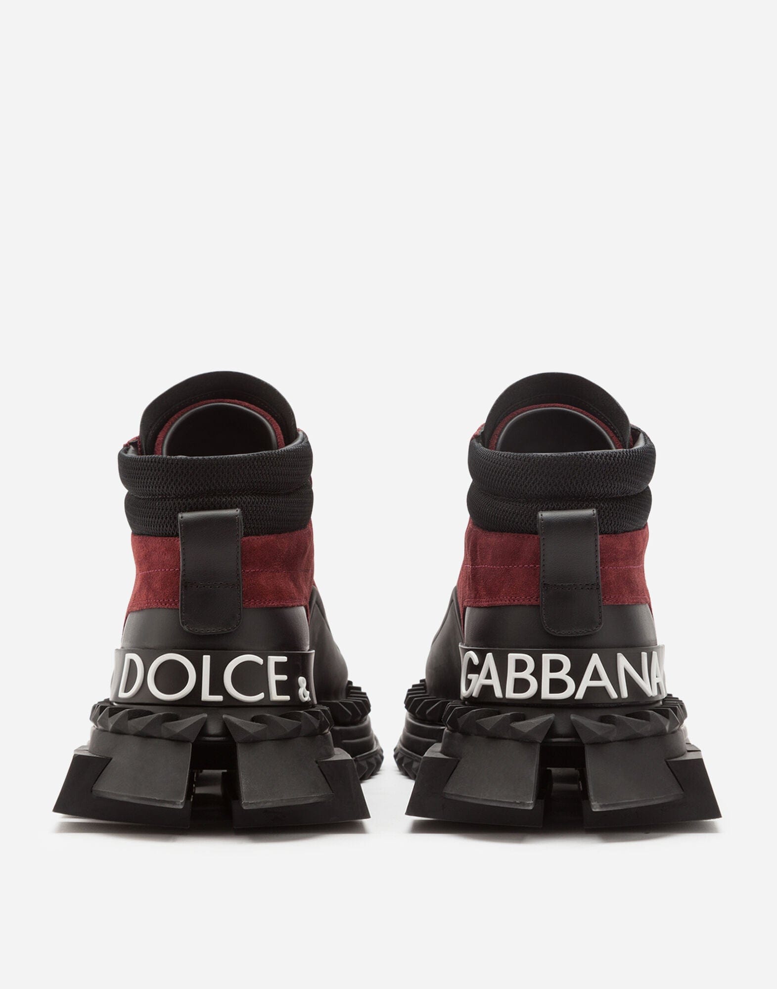 Dolce & Gabbana Leather Super King High-Top Sneakers