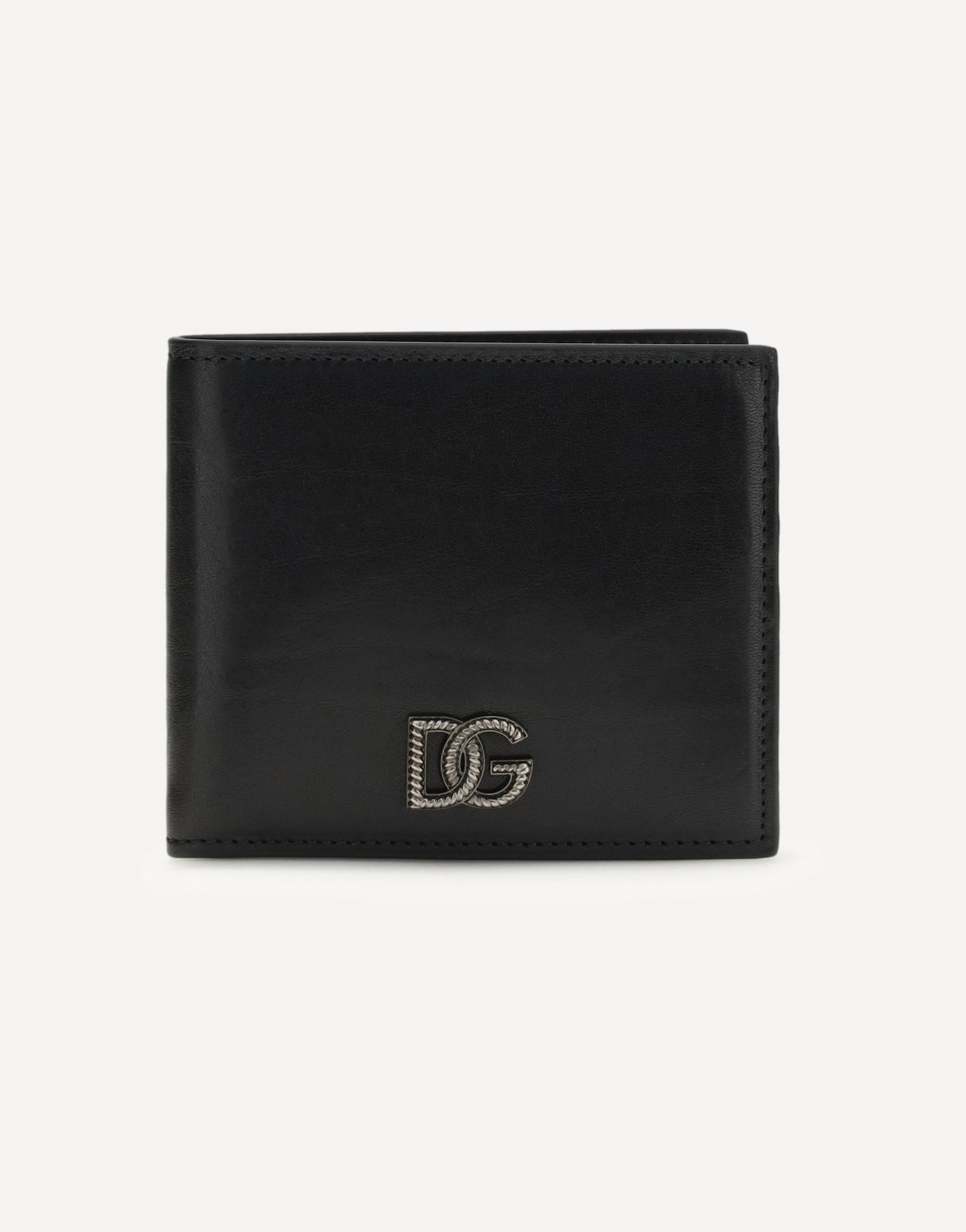 Dolce & Gabbana Leather Wallet With Dg Torchon Logo
