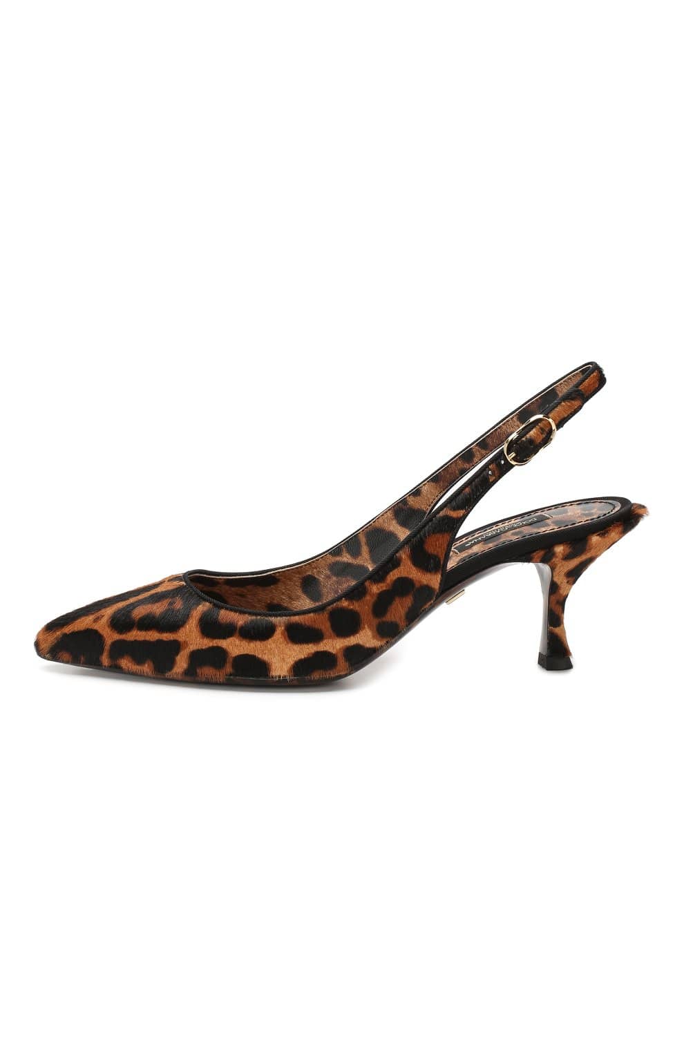 Dolce & Gabbana Leo Print Slingback Pumps