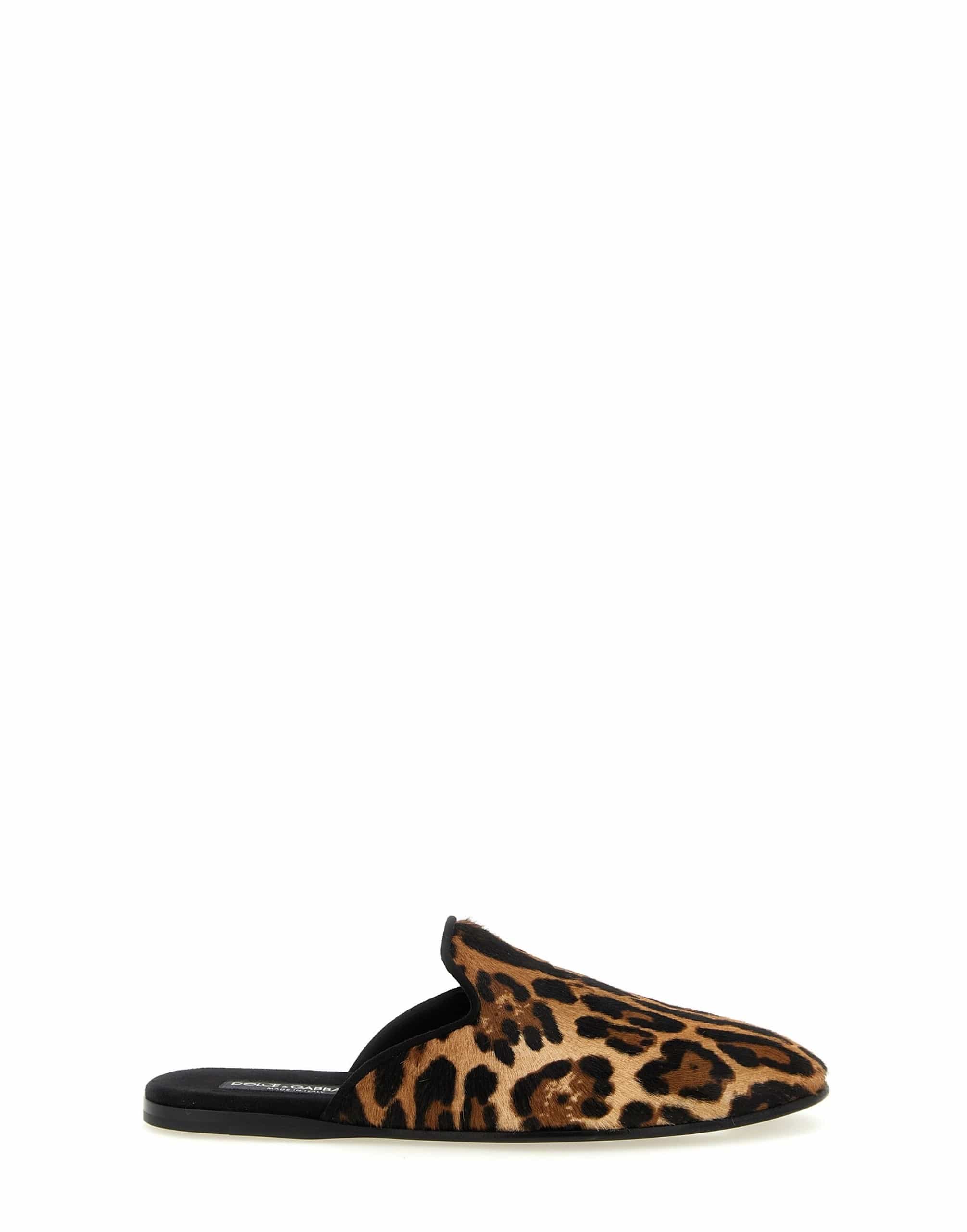Dolce & Gabbana Dolce & Gabbana Leo Print Young Pope Slipper