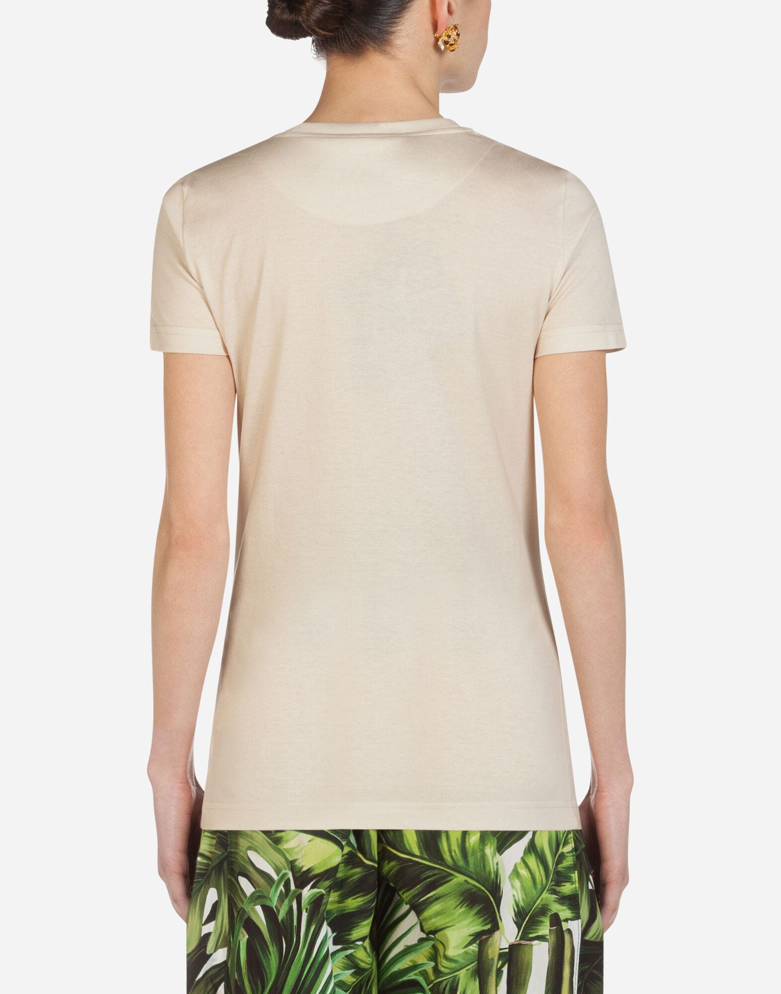Dolce & Gabbana Dolce & Gabbana Leopard Jungle-Print T-Shirt