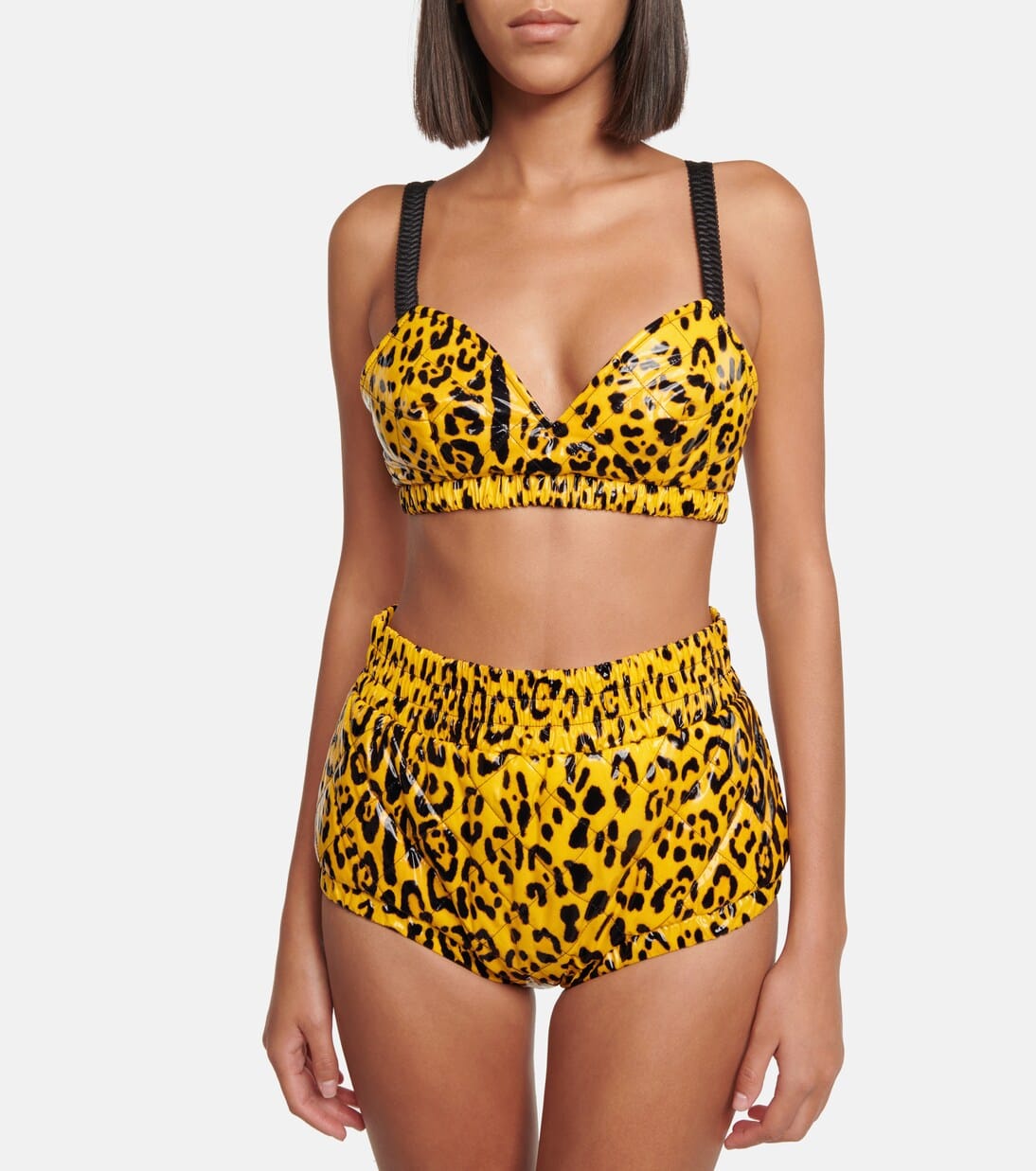 Dolce & Gabbana Leopard Print Crop Top - alternate view